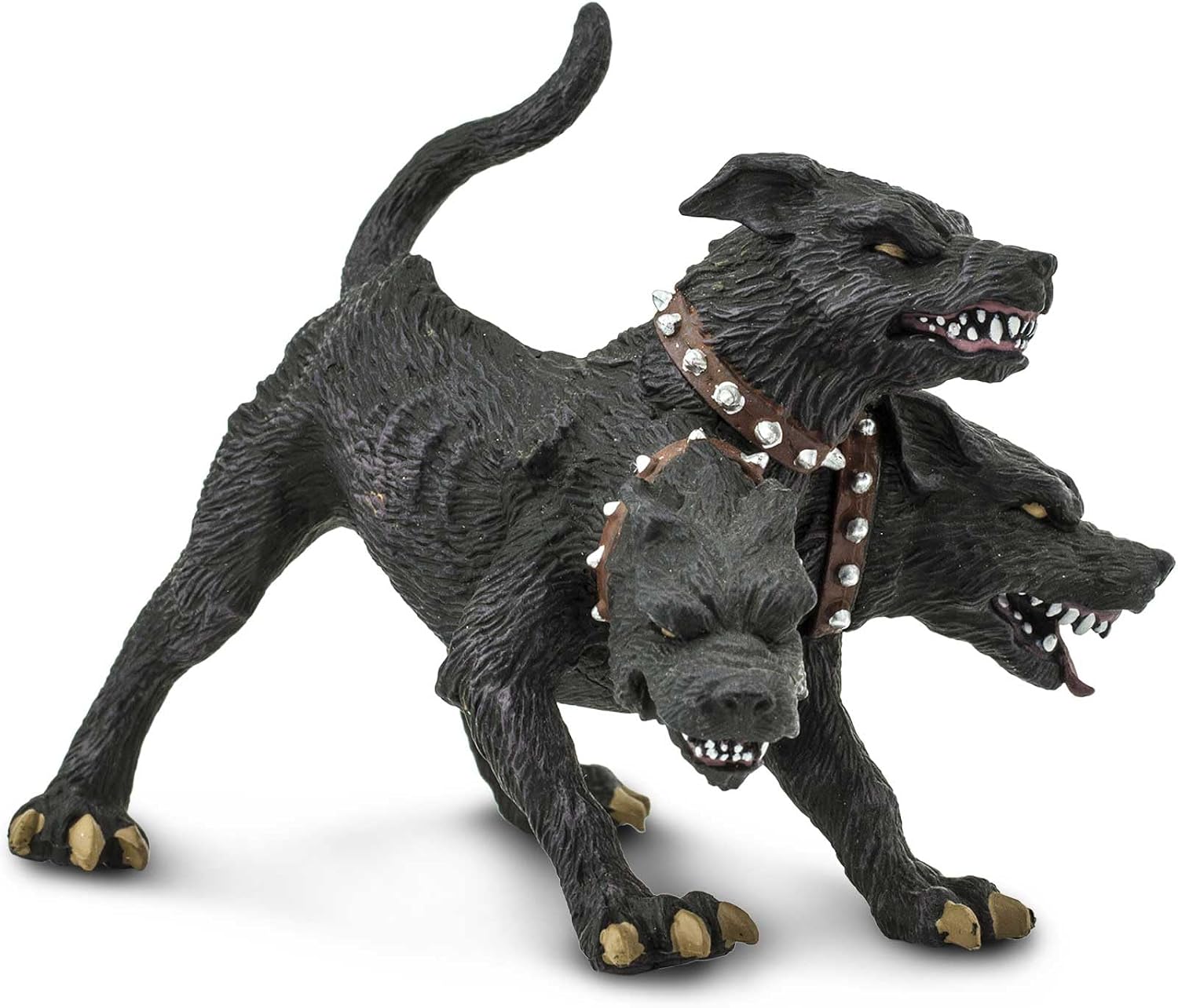 Safari Ltd. Cerberus Figurine - Hand-Painted 4.75" Three-Headed Dog Figure - Fun Educational Toy for Boys, Girls & Kids Age 3+