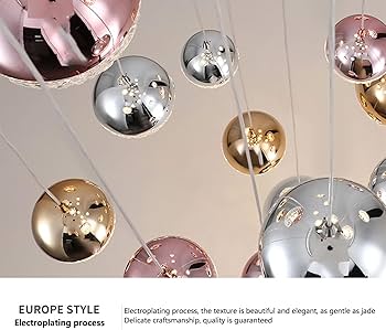 Amazon.co.jp : ロングシャンデリア螺旋階段ライト高級