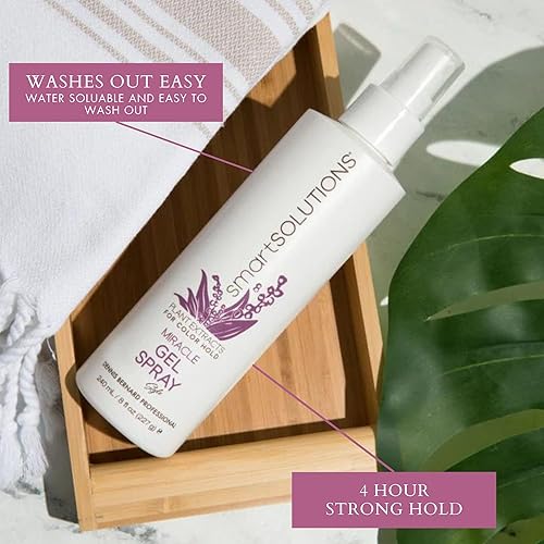 Miniatura 2 de SmartSOLUTIONS Miracle Gel Spray, 8 onzas  24 horas de duración  Sin escamas  Sin parabenos