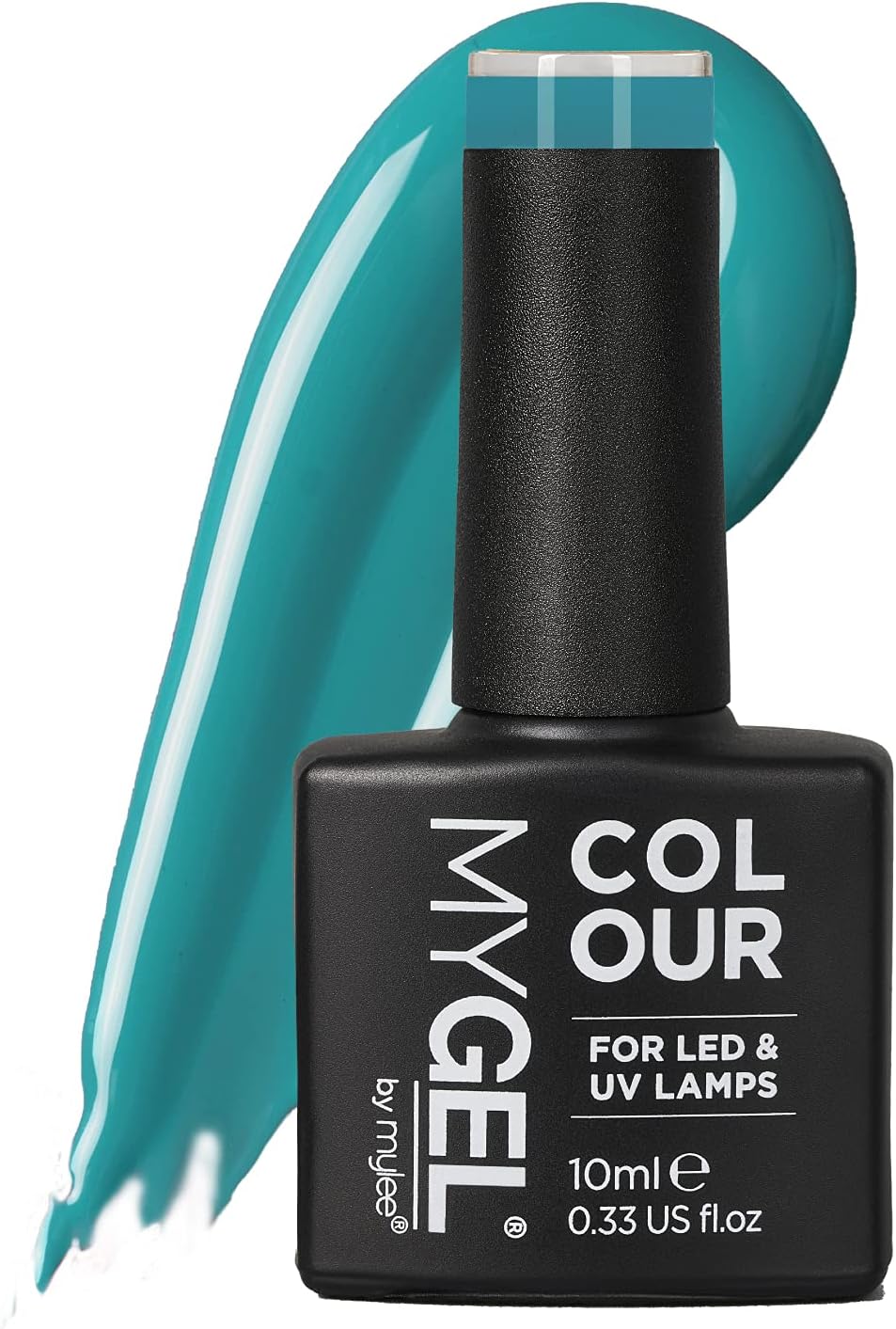 Mylee Gel Nail Polish 10ml [The Real Teal ] UV/LED Soak-Off Nail Art Manicure Pedicure, Professional, Salon & Home Use, Long Lasting and Easy to Apply