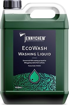 10% Concentrated Green Washing Up Liquid 5 L   Strong Washing Liquid Formula - Table, Mirror, Window Cleaning Detergent   Household Cleaning & Dishwashing Liquid - Ideal Home Cleaning Supplies