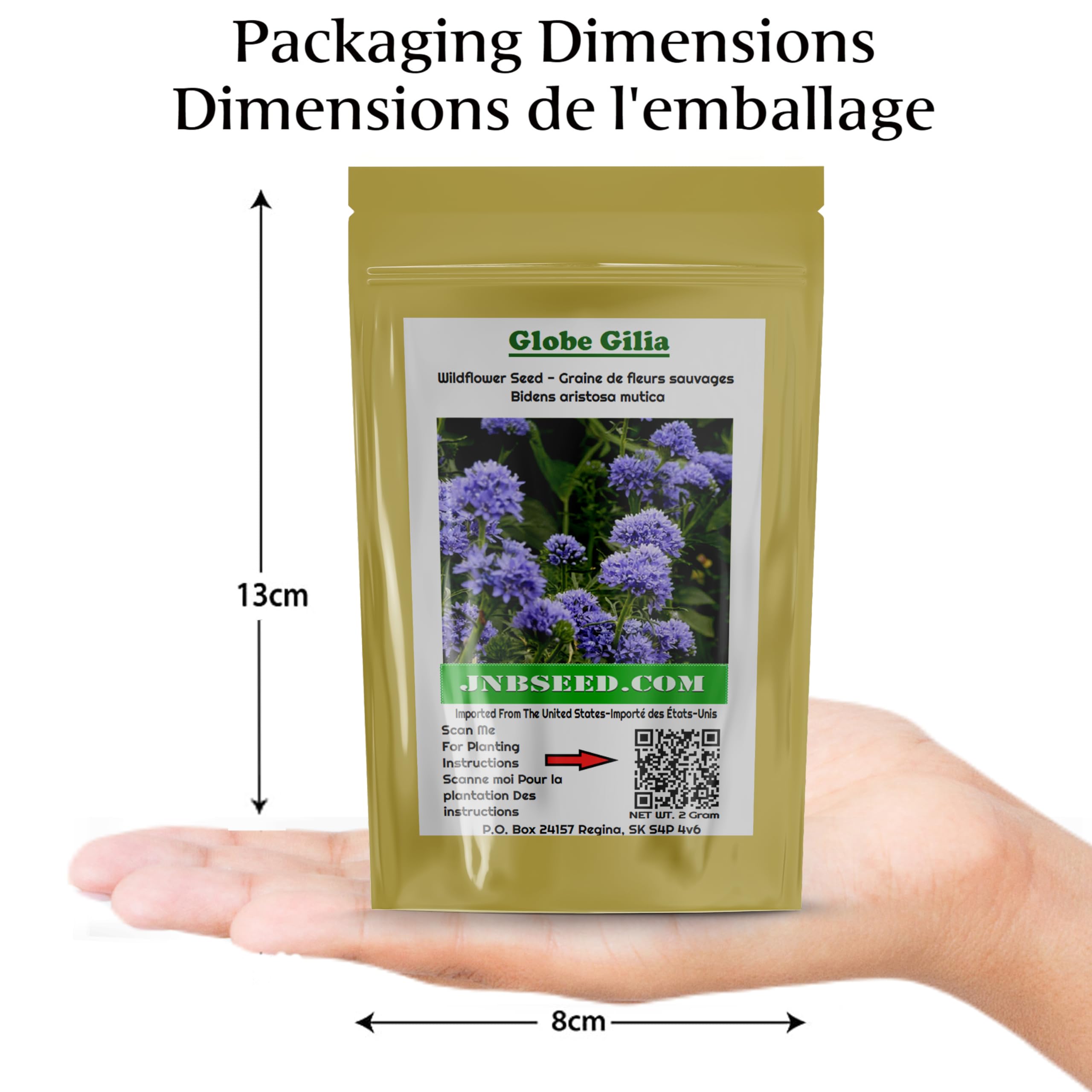 Globe Gilia Flower Seeds (Approx. 2,500 Seeds-1.5 Gram) Easy