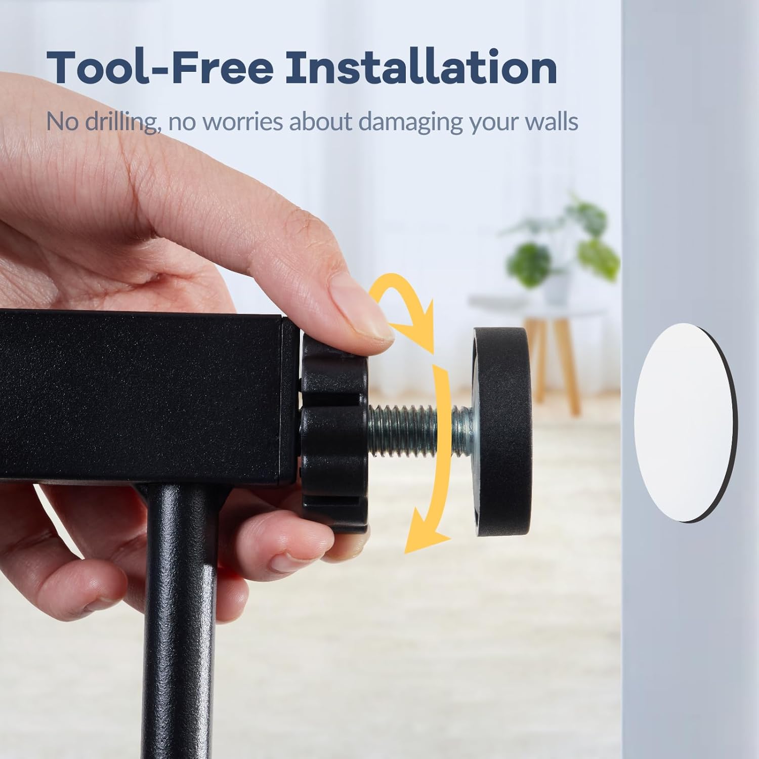 29-40 Inch Baby Gate for Doorways, Auto Close Dog Gates Indoor, Easy Walk-Thru Door for Stair, No Drilling Pressure Mounted Pet Door, Toddler Kids Safety Essentials, Black