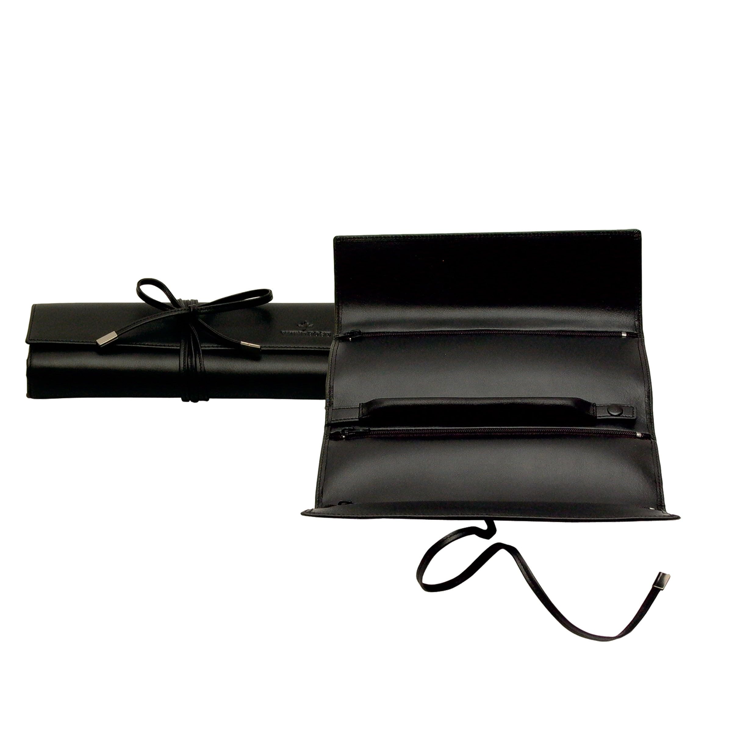 Windrose Nappa Schmuckrolle 21 cm schwarz