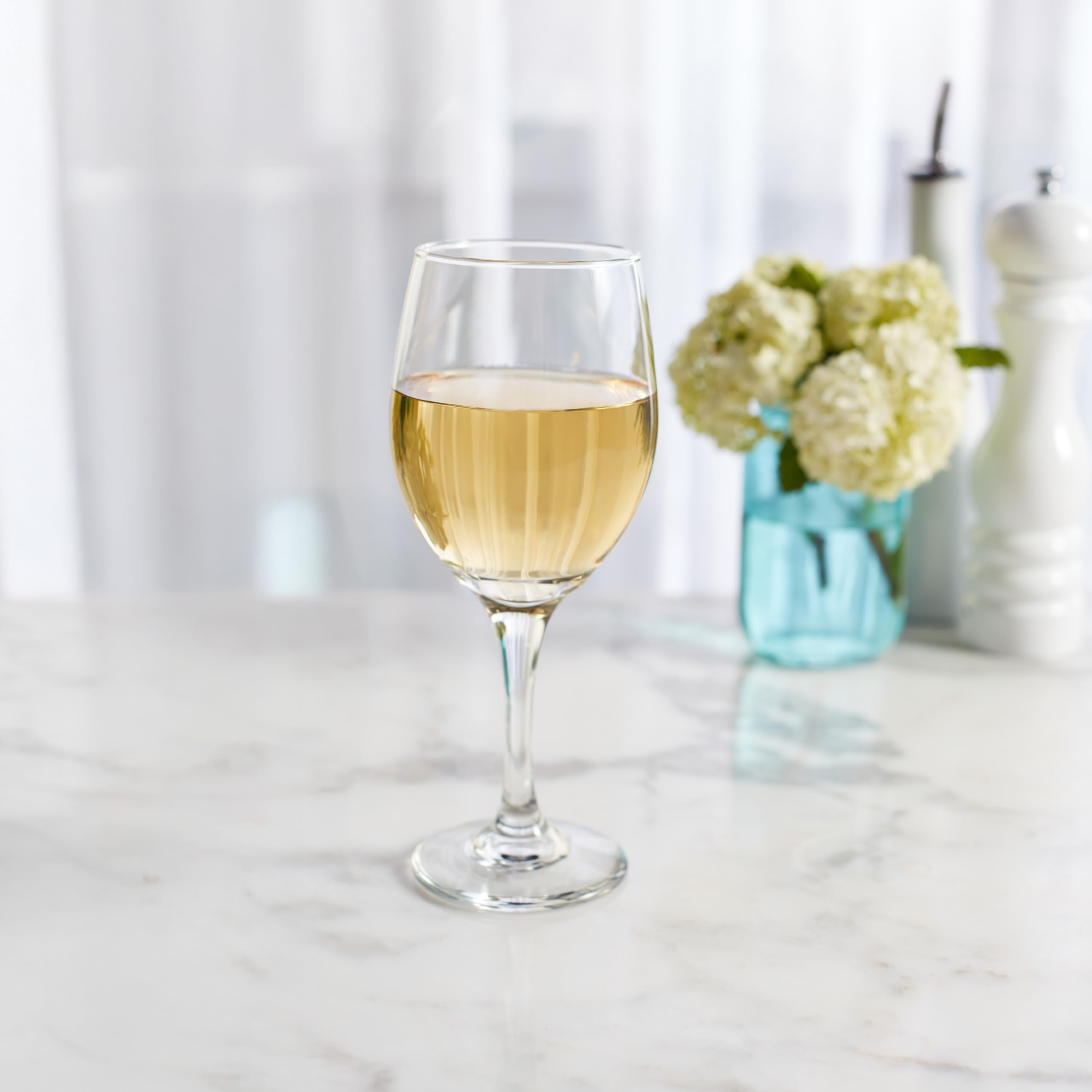 LIBBEY 70164 Trinkglas/Weinglas, Goblet "TEARDROP", 355 ml, 12er Set