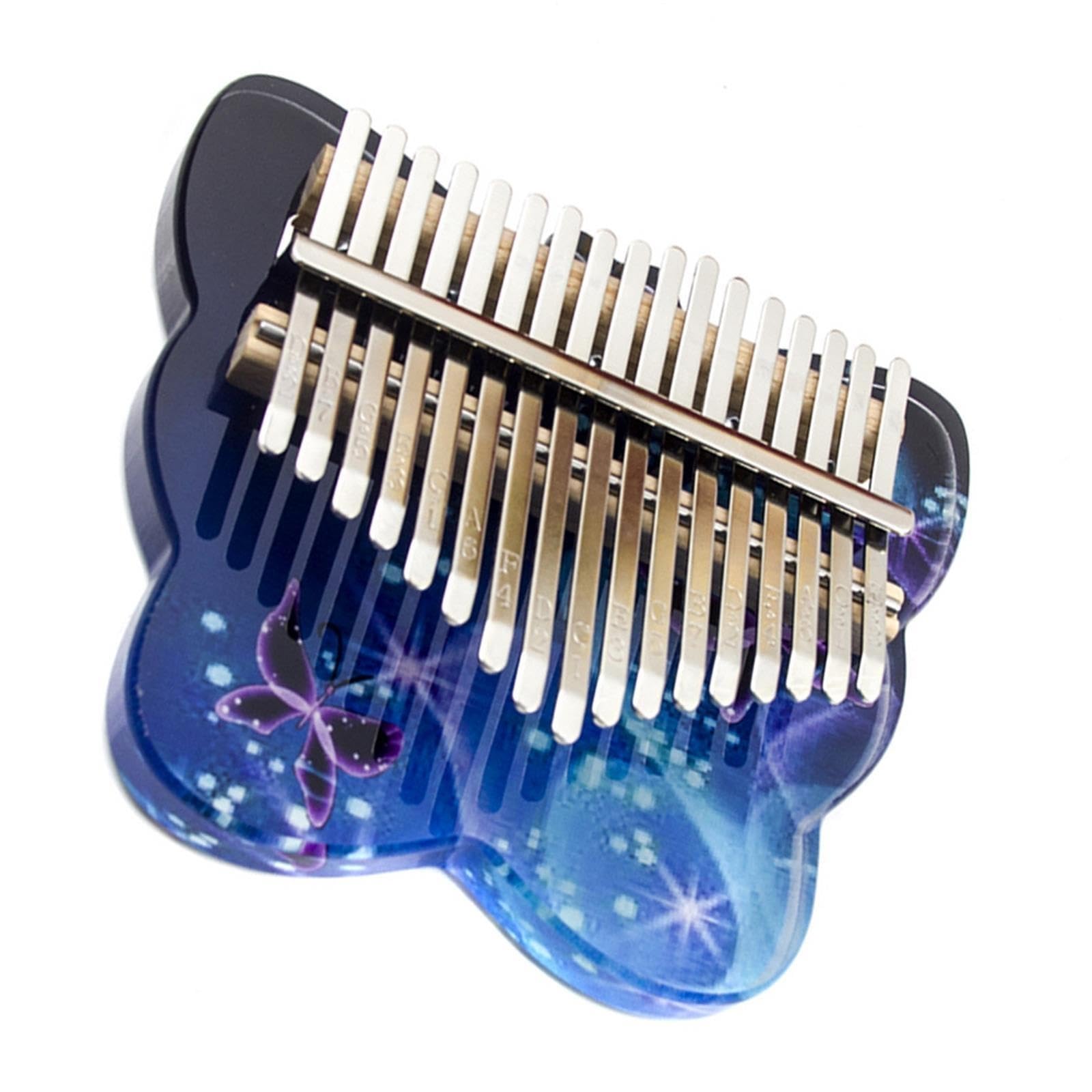 Przenośna Kalimba 17 Nut Kryształowa Kalimba