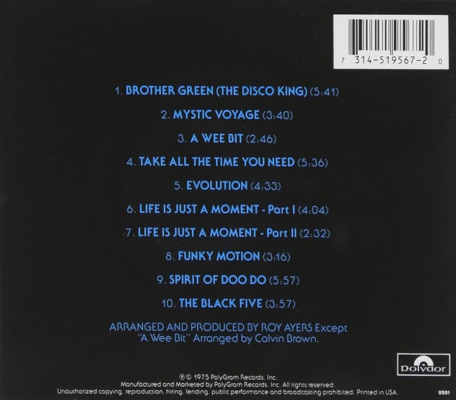 洋楽 Roy ayers mystic voyage US Roy Ayers Ubiquity – Mystic Voyage – Vinyl (LP, Album