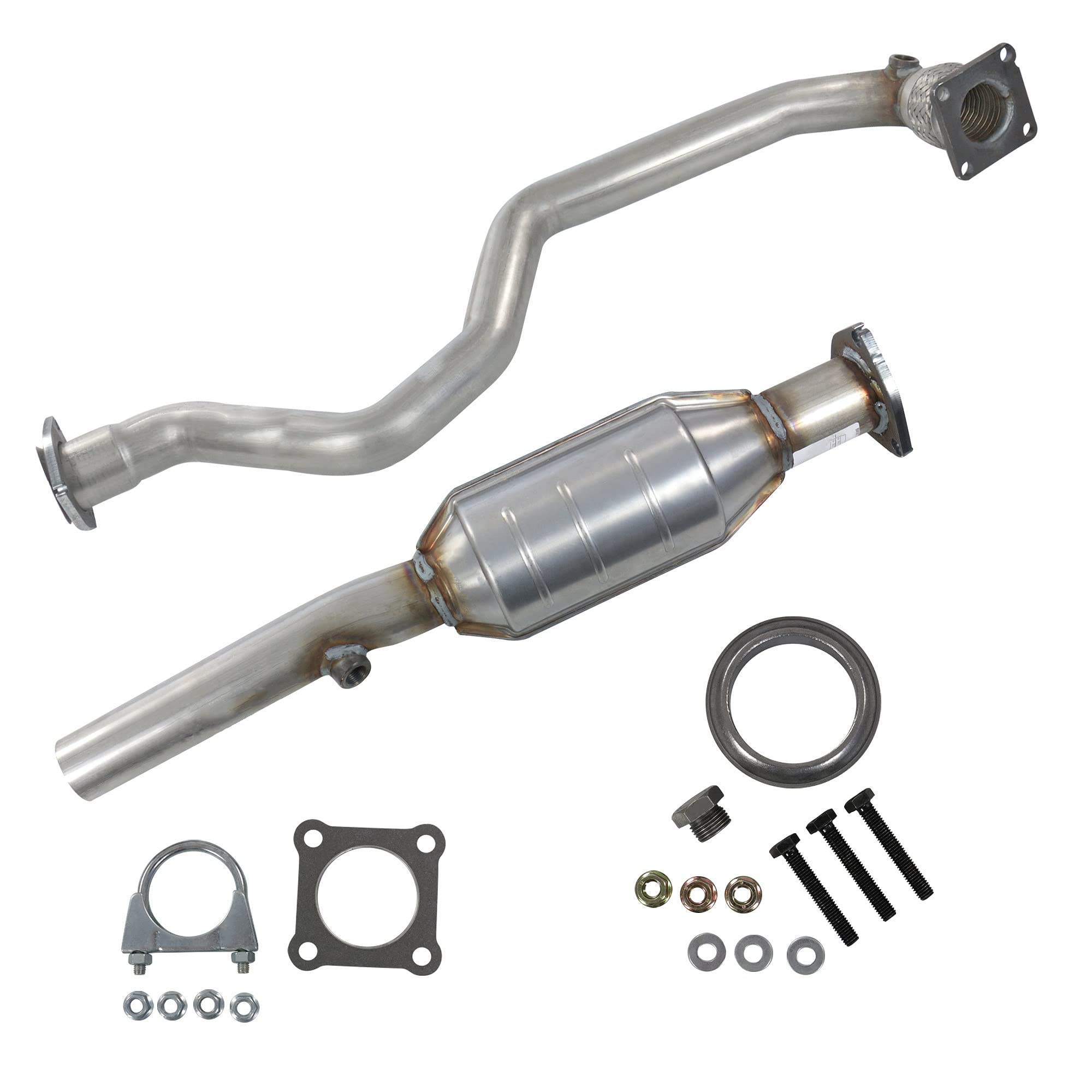 Catalizador + tubo de escape, incluye material de montaje | Compatible con: VW Golf IV, Golf IV Variant