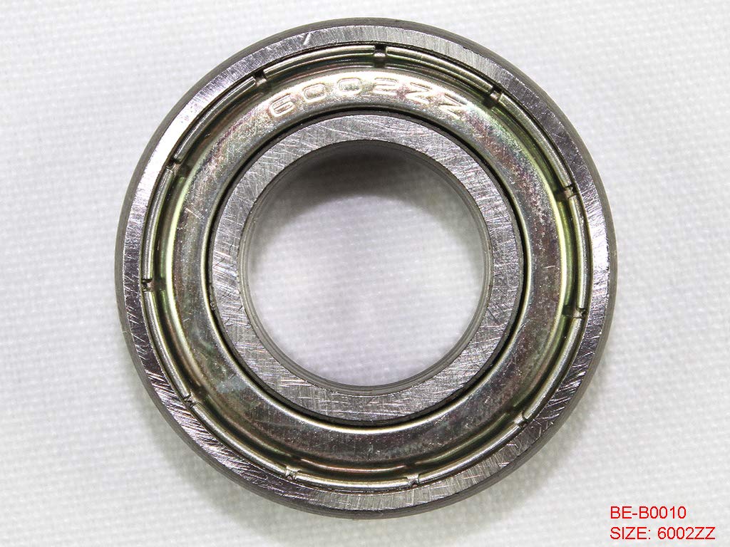 2PCS 6002ZZ Deep Groove Ball Bearings – Metal Double Shielded, 15x32x9mm, Unbranded/Generic