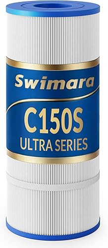 Cartuchos de filtro de piscina C150S mejorados, compatibles con Hayward SwimClear C150S, tela resistente de 5 onzas para una filtración y