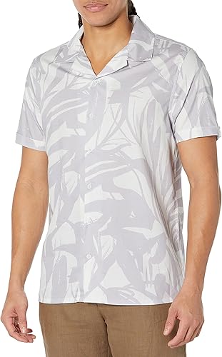 KARL LAGERFELD Mens Stretchy Everyday Sportswear Shirt