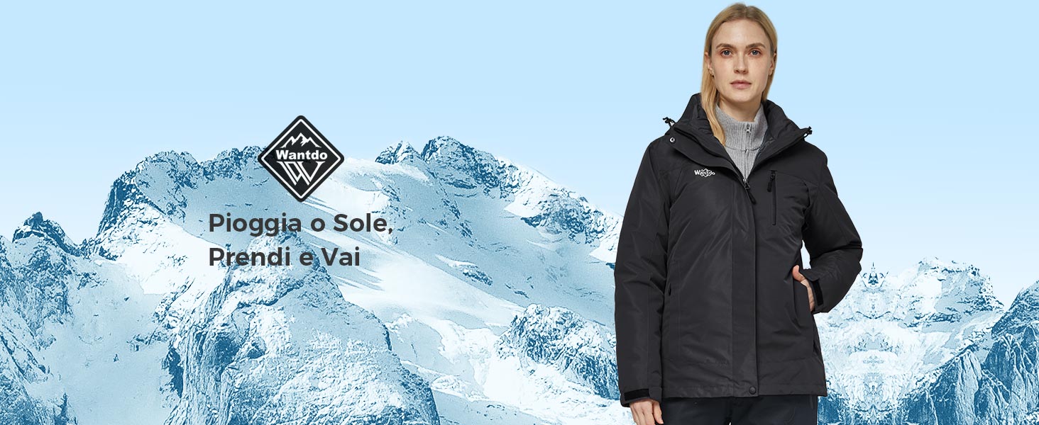 Giacca Da Sci NOMADIKA Donna – Impermeabile 15K, Isolata, Antivento, Per Snowboard E Inverno, Taglie Oversize Unisex