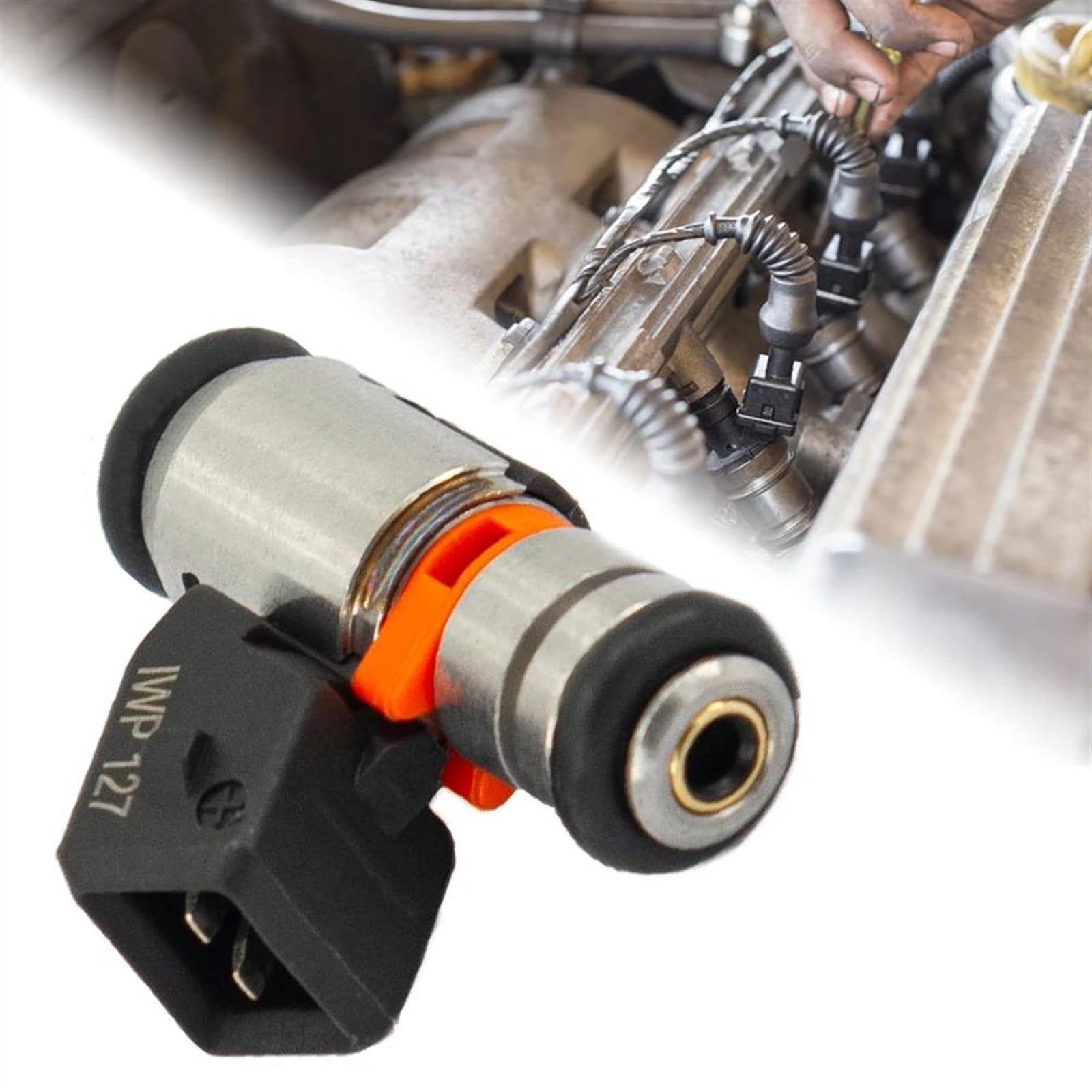 Iniettore Carburante 4PCS Ugello Di Iniezione Carburante IWP 127 IWP127 Per Ford Per Fiesta Per Ecosport Per Flex 1.0 Compressore .6 Per Zetec Per Rocam 8V/Ka Polverizzatori iniettori alimentazione