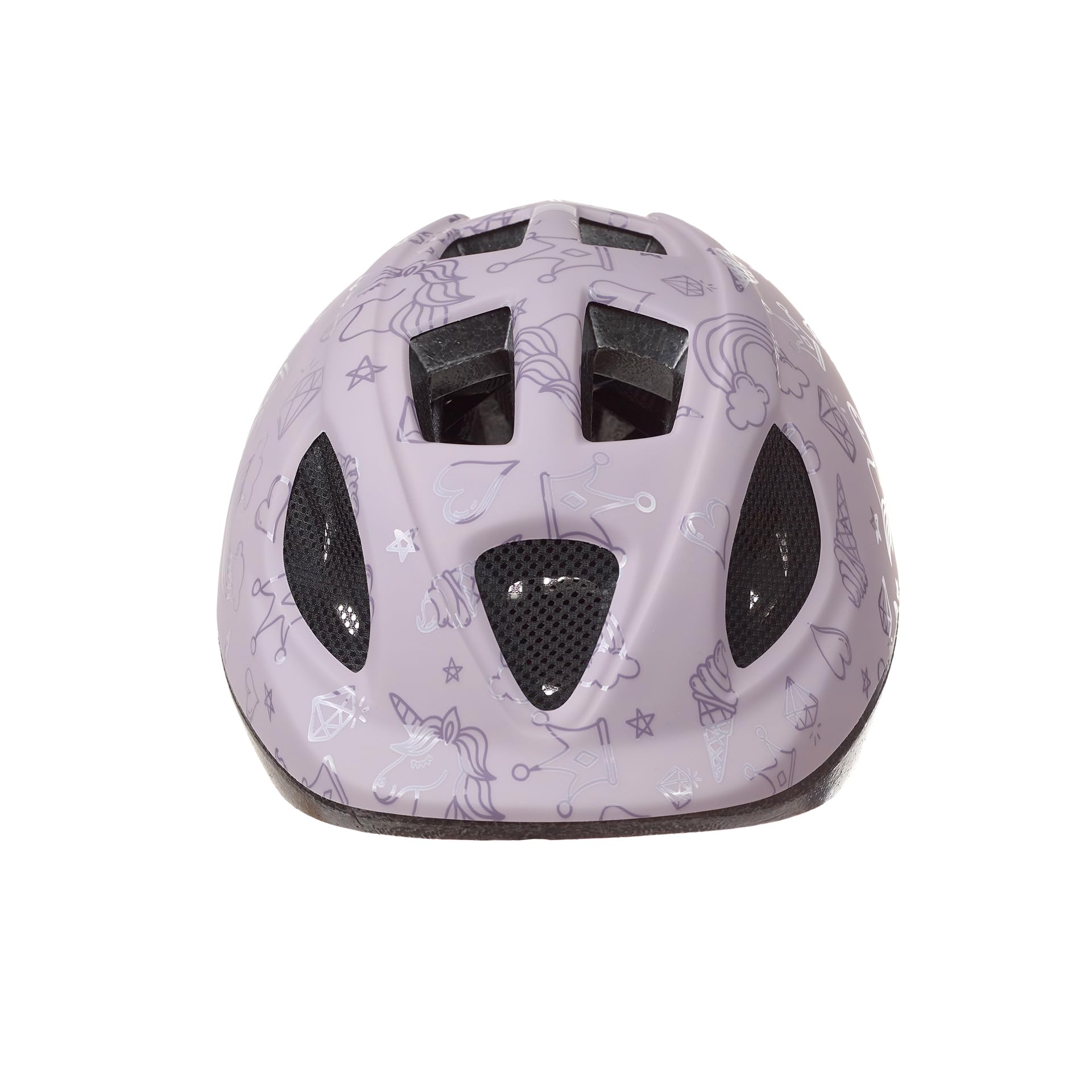 POLISPORT 8740300051 - Kask rowerowy XS Kids Fantasy dla dzieci z regulacją (46-53cm) z certyfikatem CE do jazdy na rowerze na deskorolce w kolorze Białym