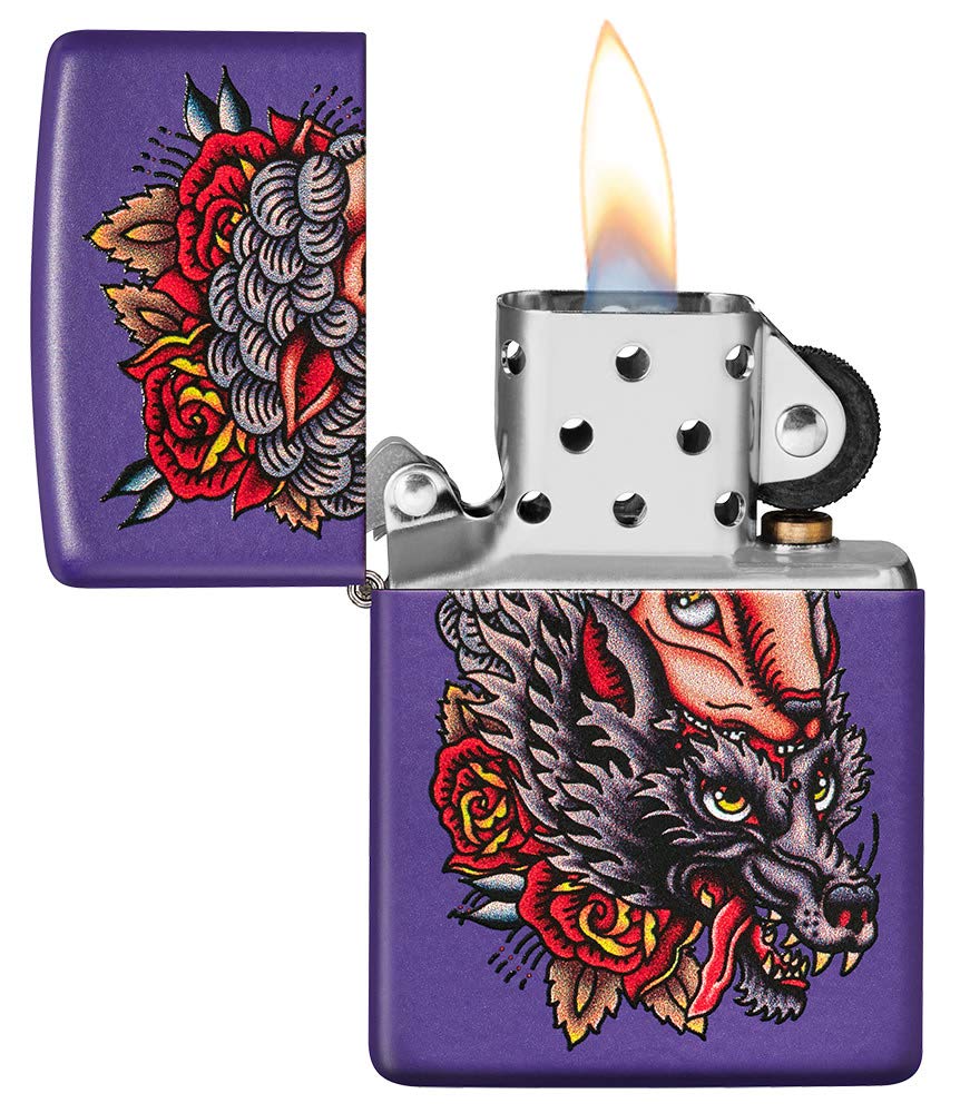 Amazon.co.jp: ZIPPO(ジッポー) ライター US 49413 ウルフデザイン