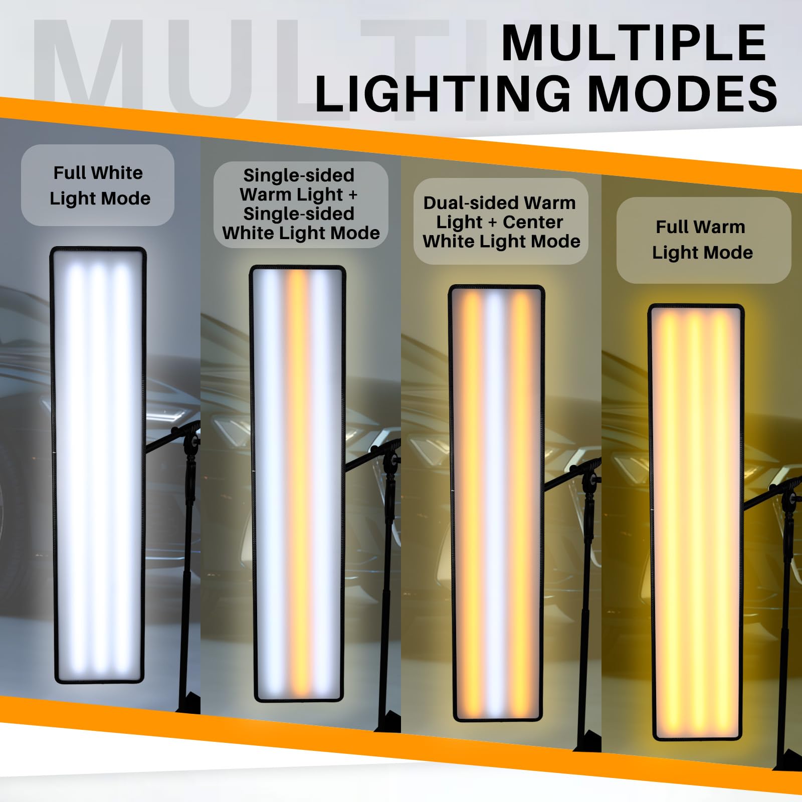 Lampe de débosselage sans peinture pour voitures, lampe LED 12 V CC avec support réglable, pour le débosselage sans peinture de voitures