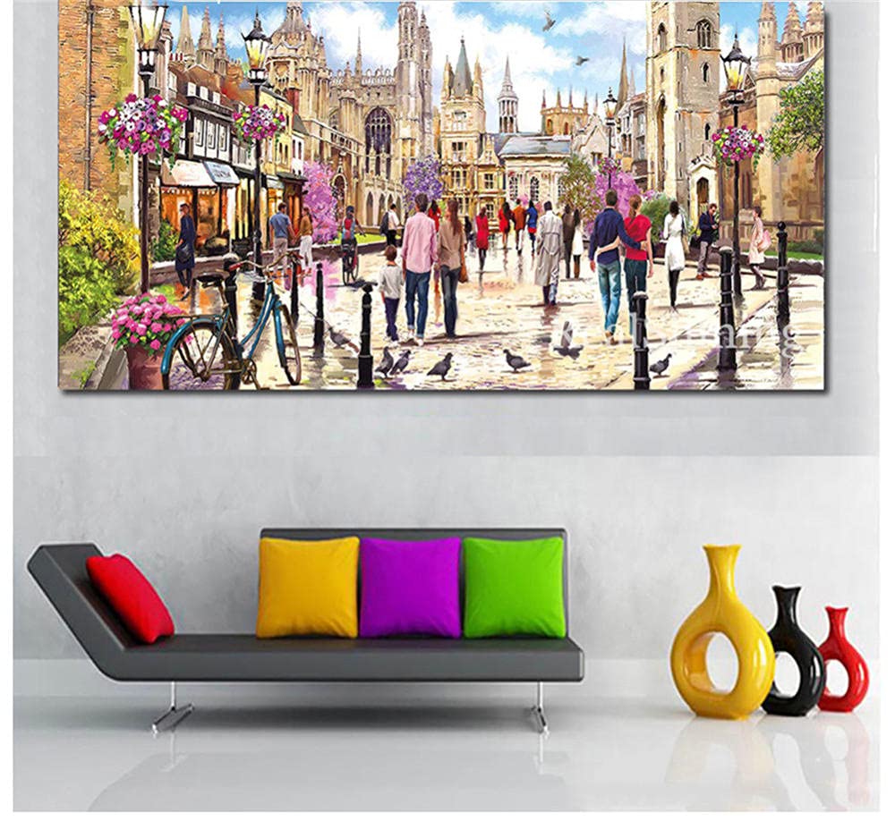 Peinture diamant 5D kit complet Cambridge idée cadeau anniversaire adulte original