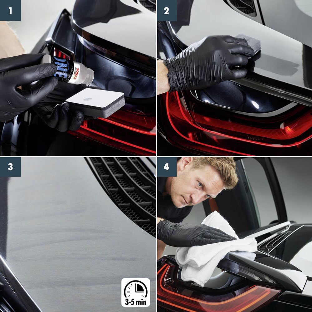 SONAX PROFILINE CeramicCoating CC One (40 ml) Langzeitschutz für Autolacke mit neuester SI-Carbon-Technologie für einen Schutz bis zu 3 Jahre | Art-Nr. 02678410