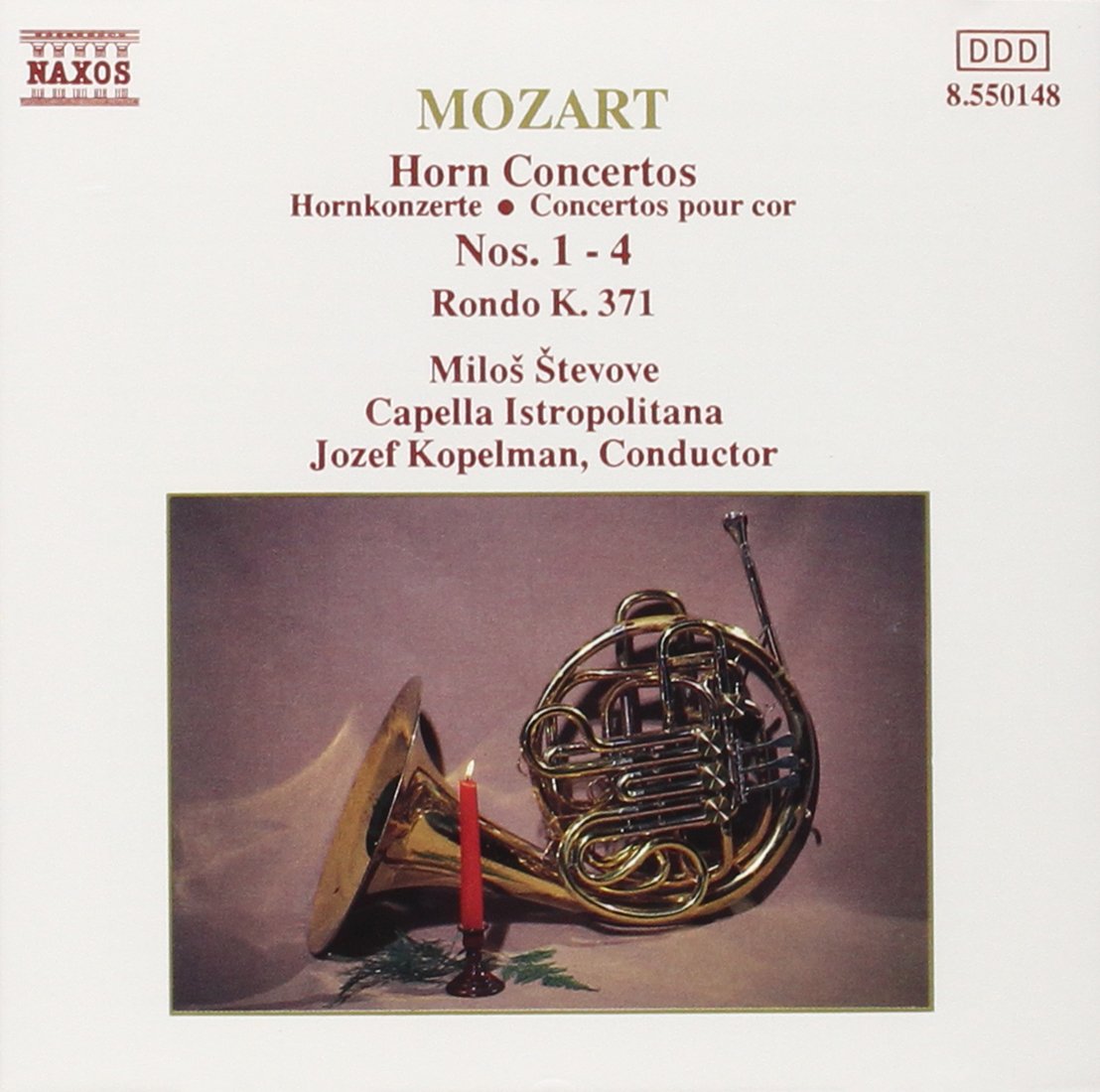 Mozart: Horn Concertos, Nos. 1-4 / Rondo K 371