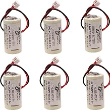 6 Pack 990XCP98000 3V 1800mAh PLC Battery for Schneider PLC 140 Series CPU6 Pcs 990XCP98000 Battery