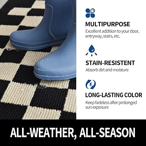 Miniatura 6 de GRANNY SAYS Paquete de 1 tapete para entrada interior y 1 felpudo para interiores