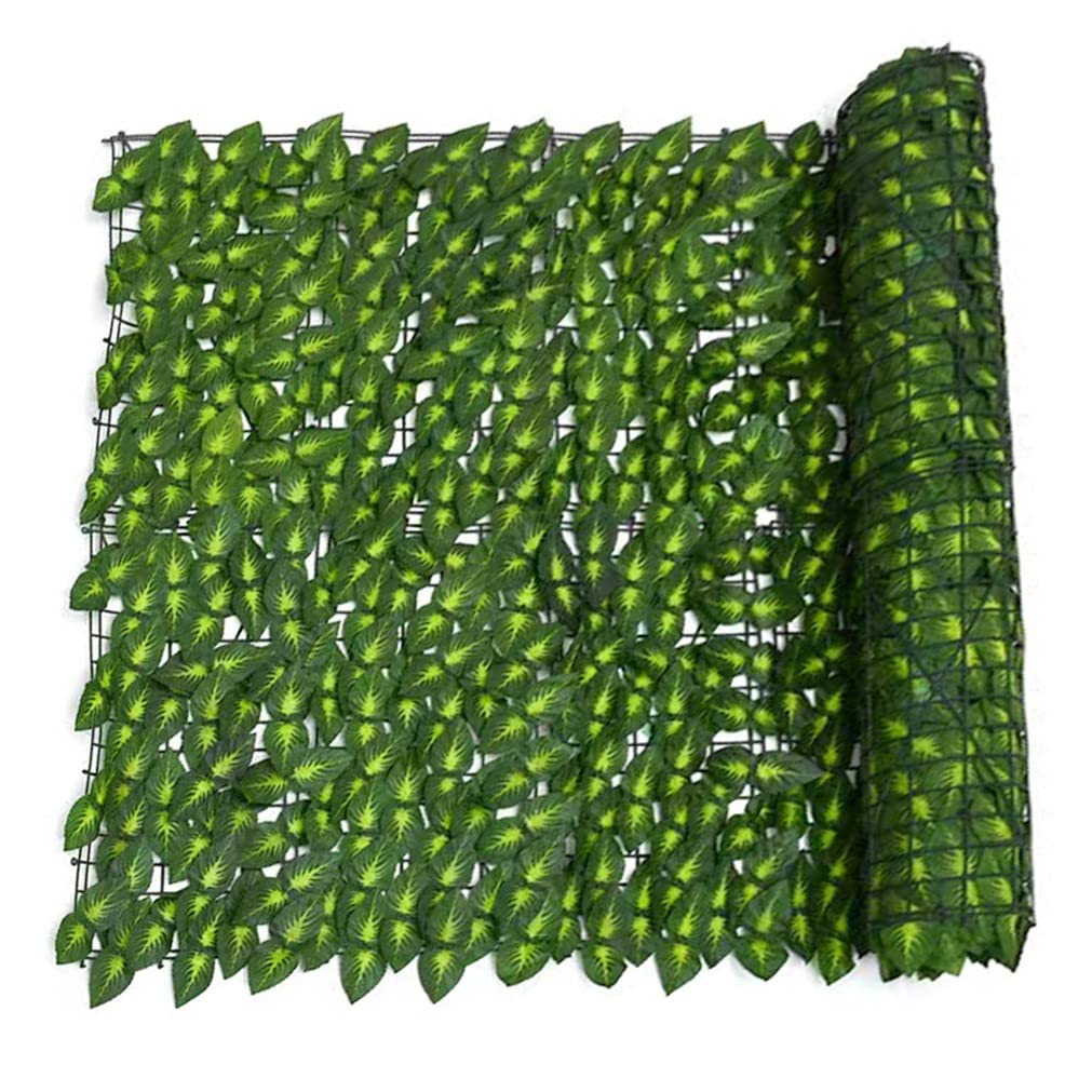 Artificiali Screening Edera Foglia Hedge per la Decorazione di Interni ed Esterni della Parete Verde del Cortile di Recinzione HXJDP220806(Color:,Size:100x300cm)