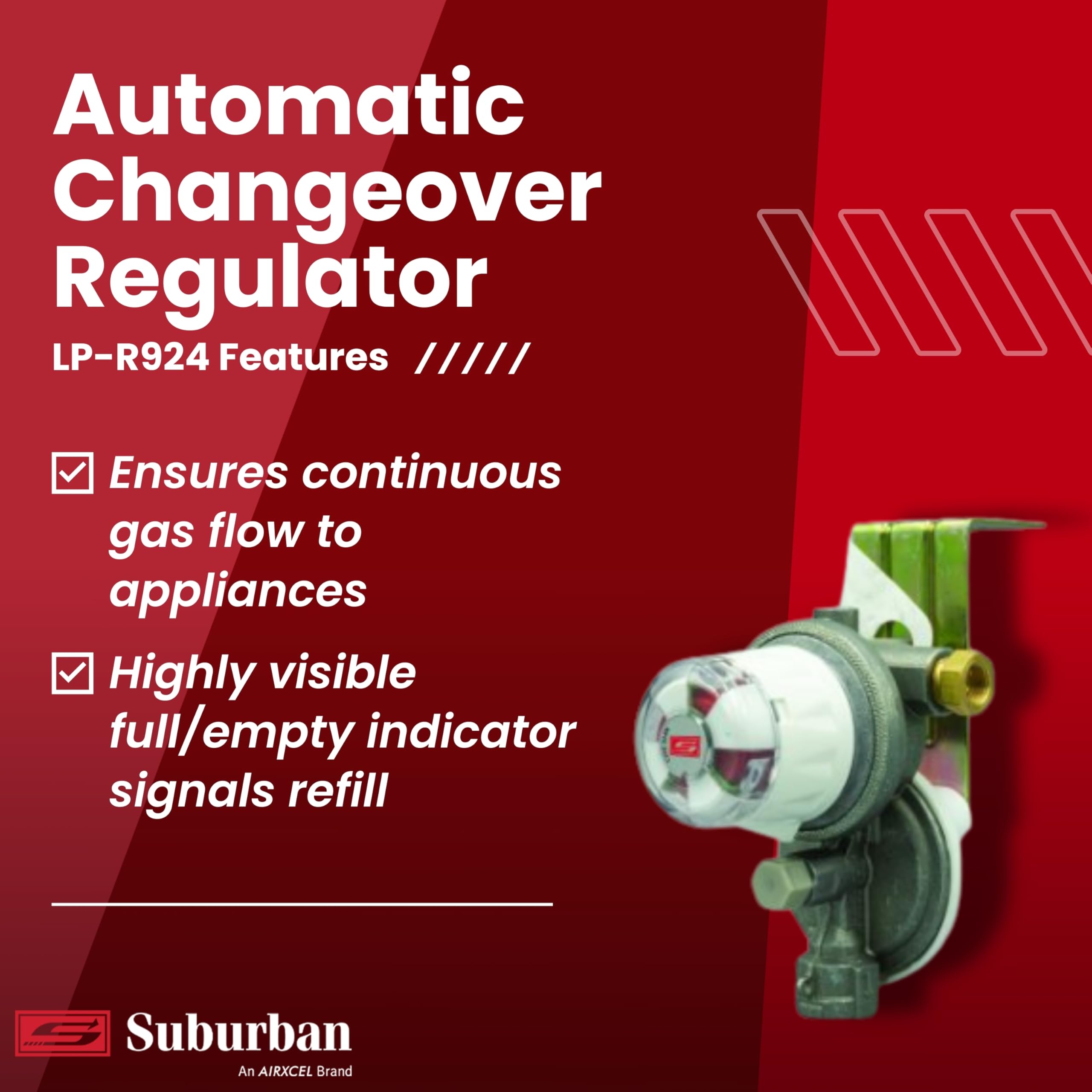 Cavagna Automatic Changeover Gas Regulator - 10mm Outlet - View #7