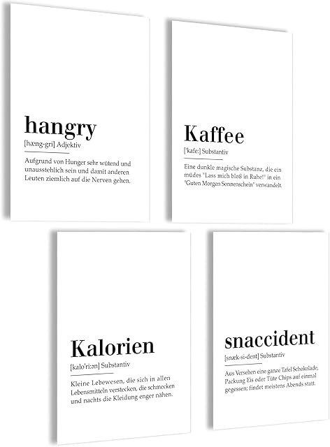 mojoliving Zestaw nowoczesnych obrazów kuchennych | obrazy czarno-białe | dekoracja kuchni | obrazy ścienne do kuchni i salonu | zestaw obrazów kuchennych | dekoracja ścienna do kuchni | dekoracja