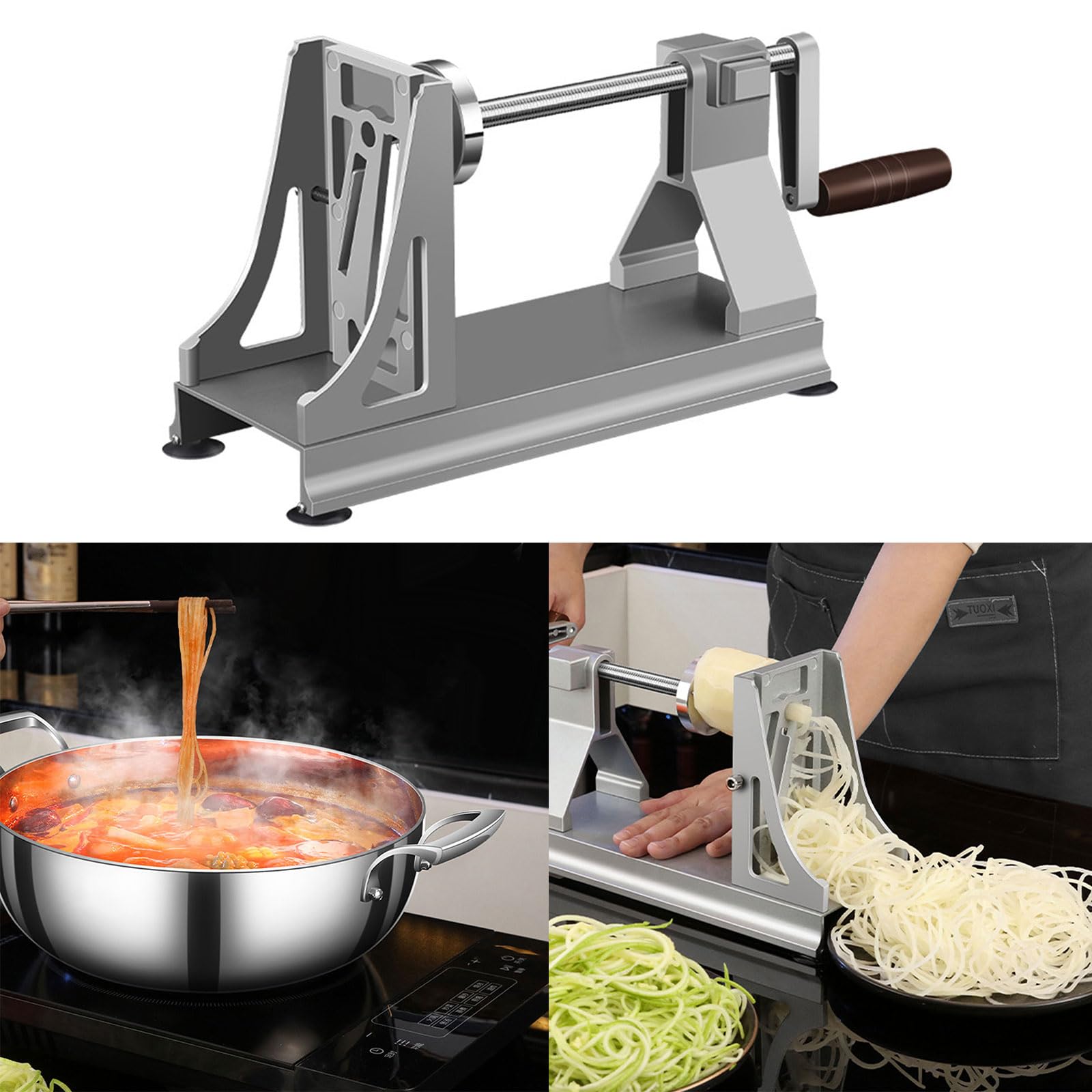 Multifunktionaler Gemüseschneider, Kartoffelreibe, Gemüsereibe, effizientes Schneidwerkzeug, Kartoffelschneider für jede Gemüsemaschine