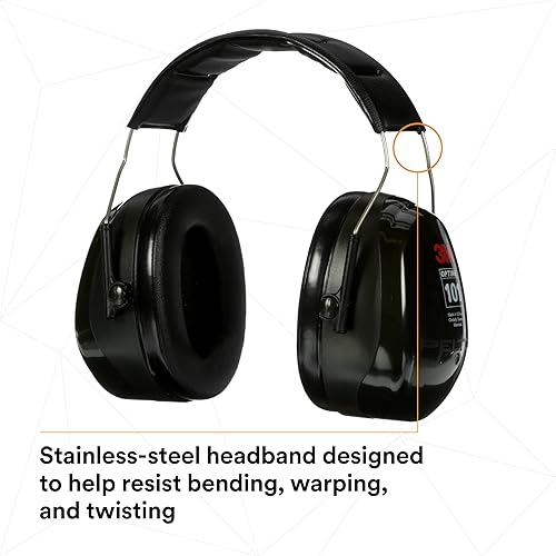 Miniatura 7 de 3M Orejeras PELTOR Optime 101 H7A sobre la cabeza