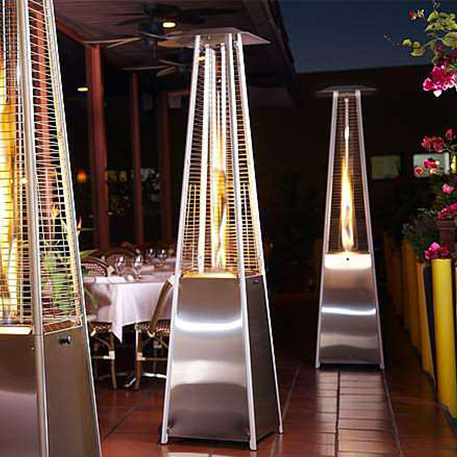 Escudo reflector para calefacción de terraza,Piezas de repuesto para calefacción de terraza de 4 lados con 3 agujeros preperforados | Deflector de calor para chimenea, accesorios de