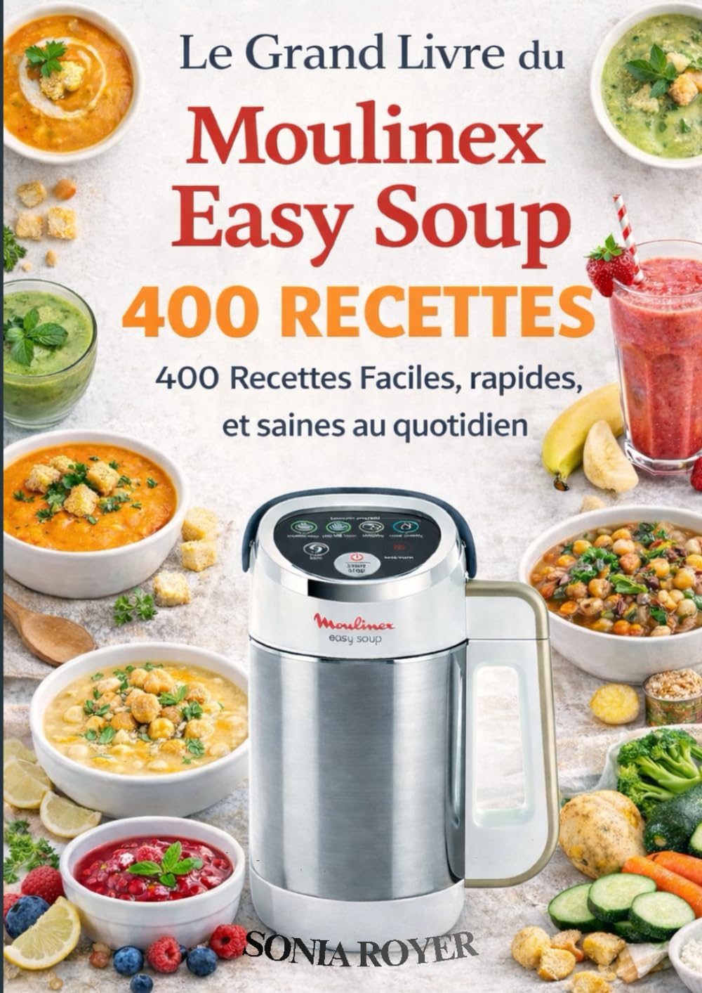 Le Grand Livre du Moulinex Easy Soup 400 Recettes Faciles, Rapides et Saines au Quotidien
