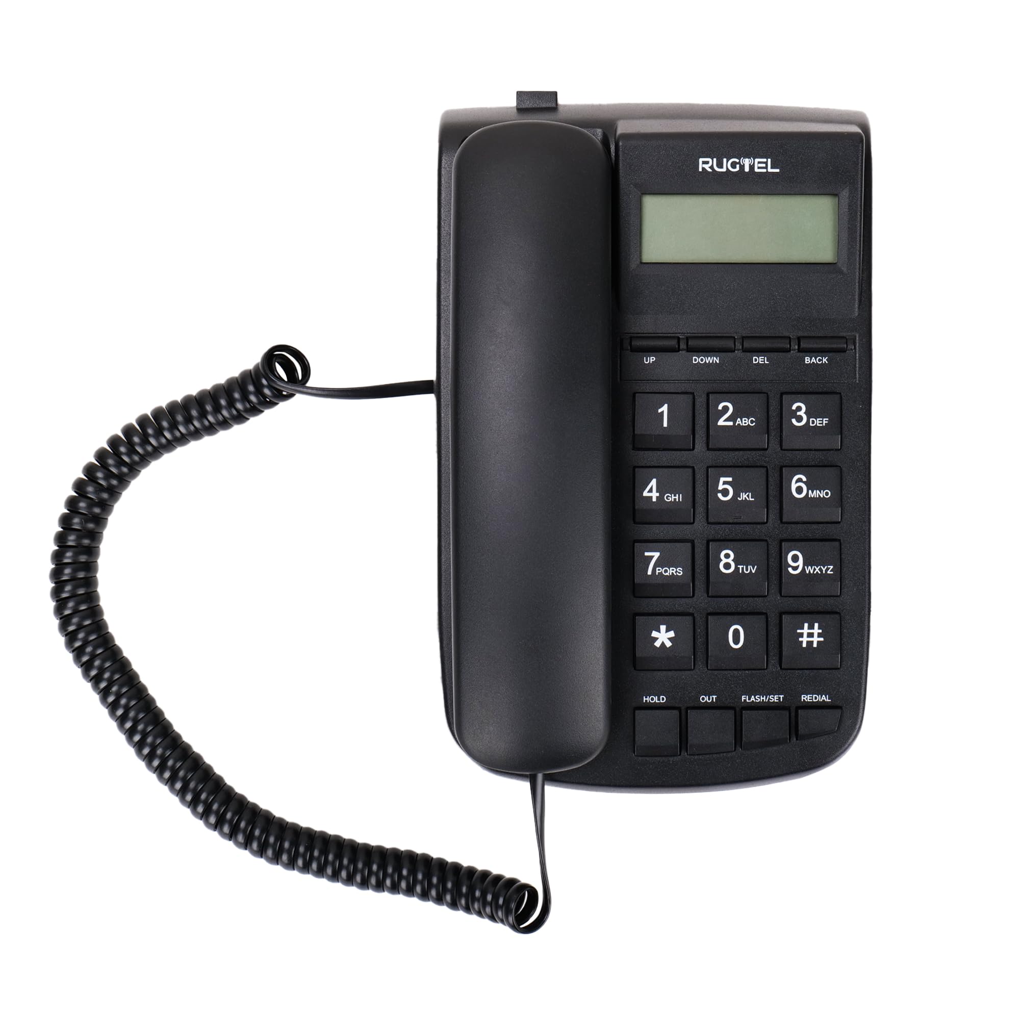 RT200 Corded Landline Phone with Caller ID (Black) (Make in India)-image-25