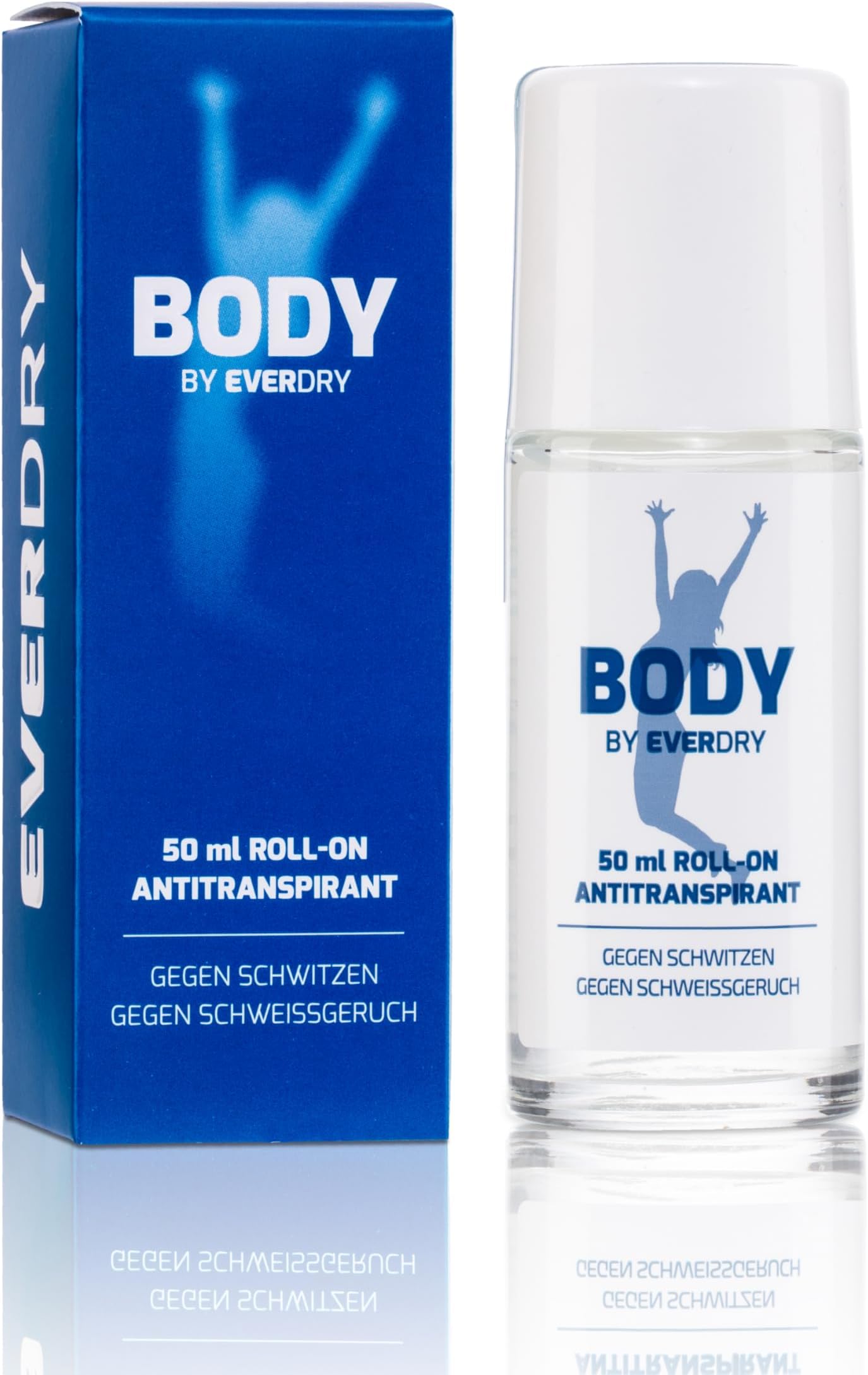 Antiperspirant Body Roll-On 50 ml | For excessive sweating underarms & body – against heavy sweating without alcohol, colorants & fragrances