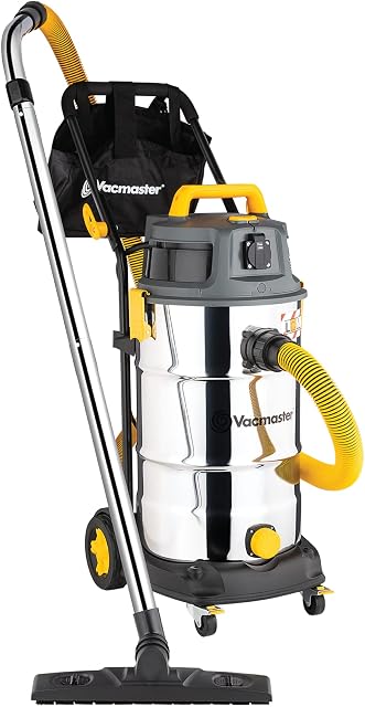 Vacmaster WD L38 L Class 38L Wet & Dry Vacuum 240V - 1600W Twin Fan Motor - Advanced HEPA 13 Filtration - Dust Extractor For Commercial & Professional Use - 1390W Power Take Off