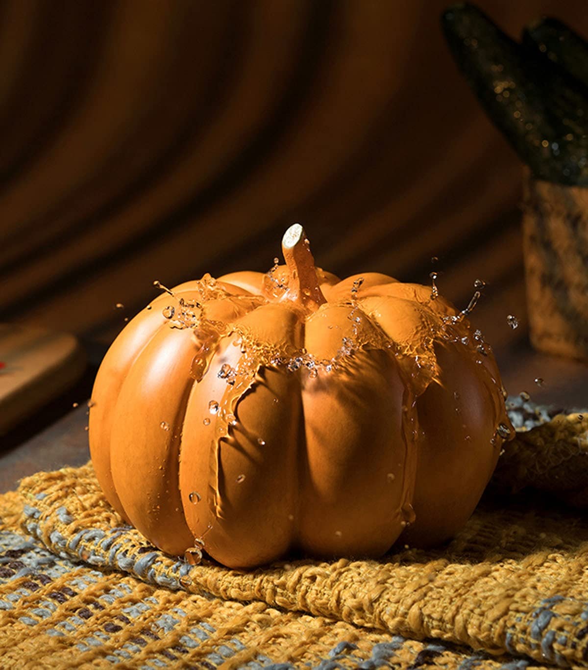 RAN Plantas de Calabaza Decoraciones Fortuna Sala de Estar. televisor Gabinete Decoraciones de Oficina Calabaza Escultura Estatua Decoración de Halloween Adornos