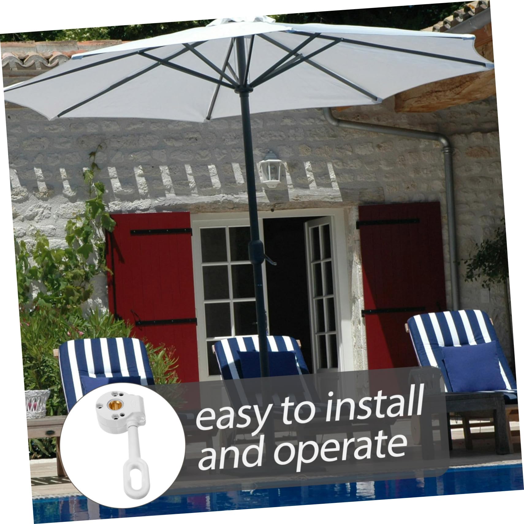 CIYODO Markisenantriebswerkzeug - Kurbelgetriebe Für Einfache Markisenbedienung