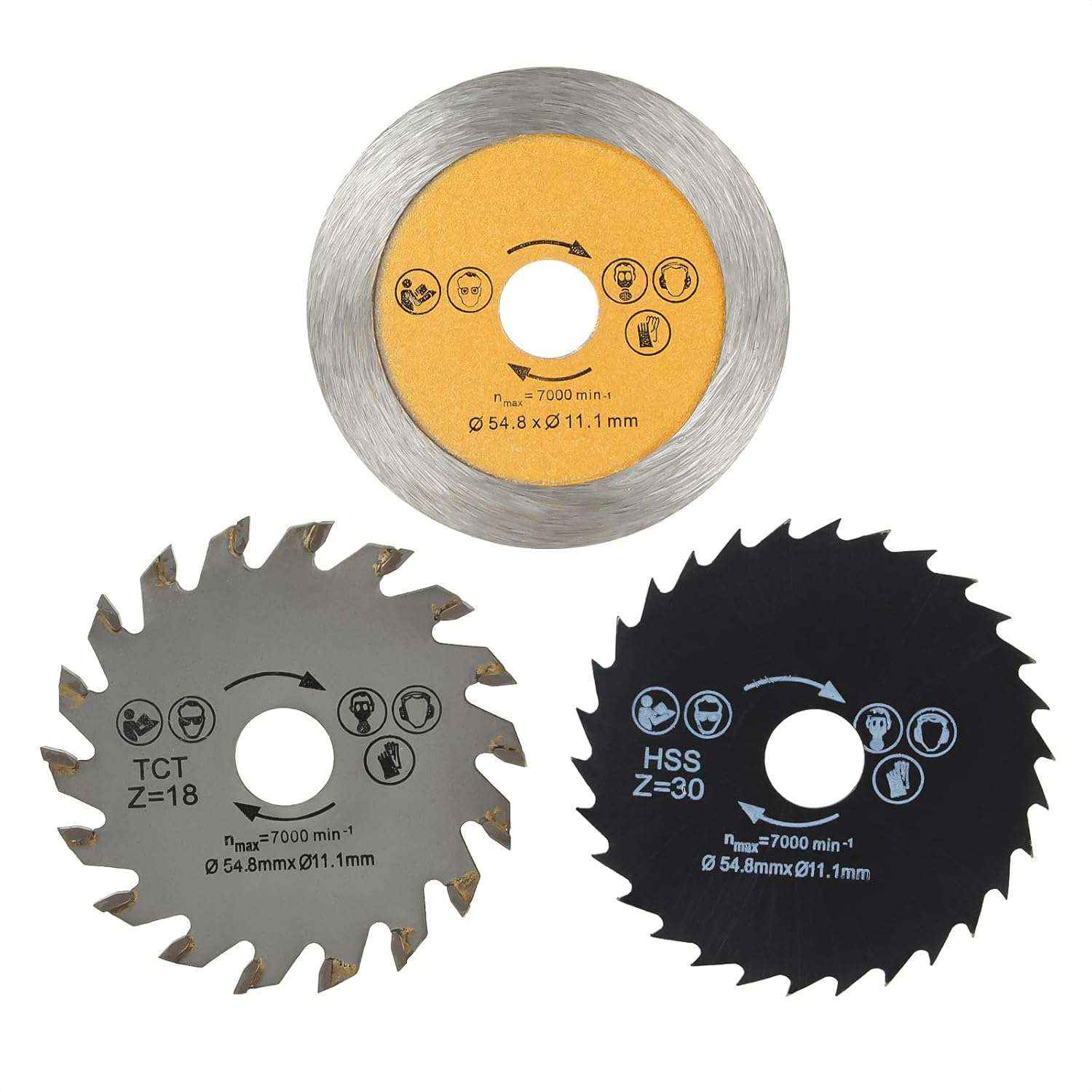 Corded Mini Circular Saw + 9pcs Saw Blade