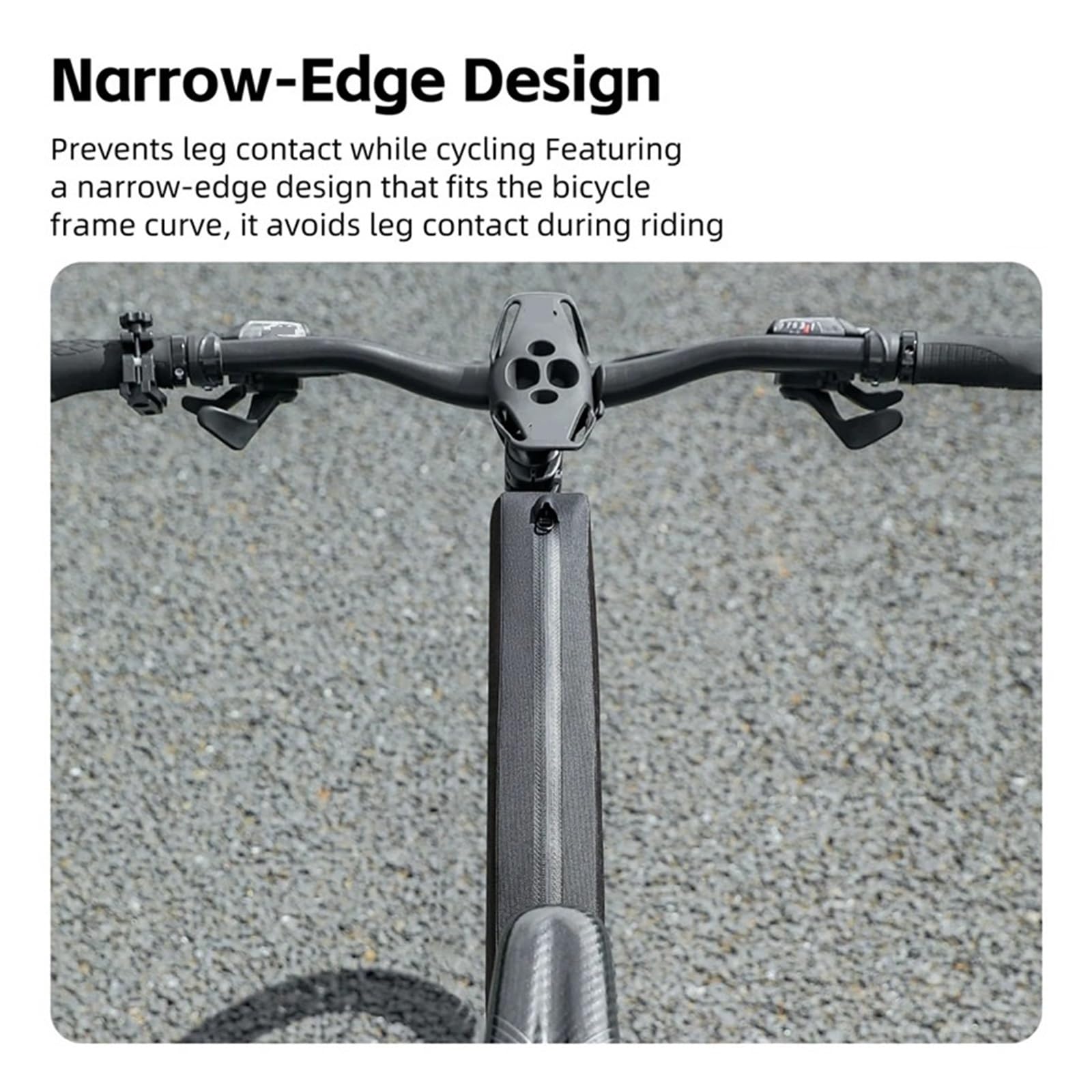 Borsa for telaio con tubo superiore extra lungo for bicicletta Accessori for bici impermeabili e resistenti alla vernice