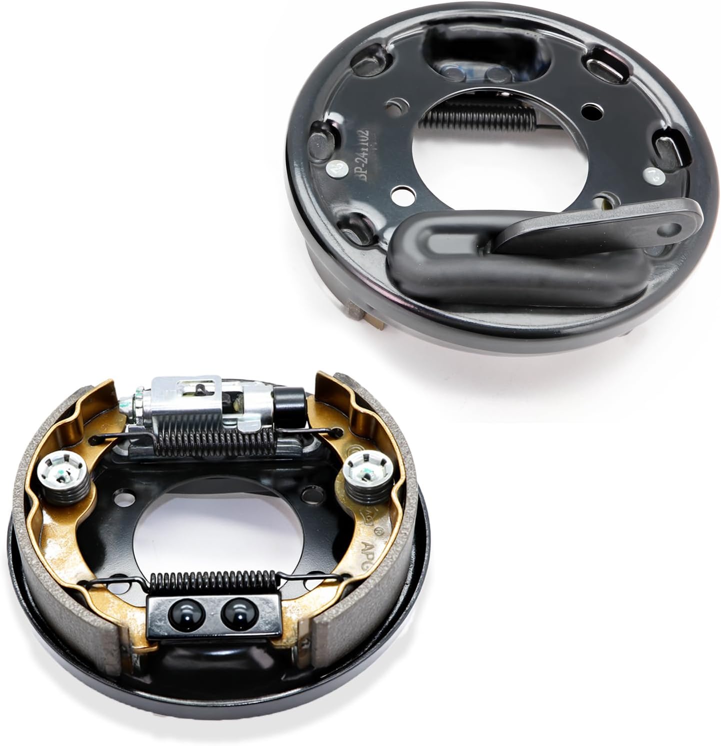 Brake Assembly Kit for EZGO TXT PDS & Yamaha G14-G22,Golf Carts Complete Set with Brake Shoes Fits Driver & Passenger Sides, OEM# 70998-G01, 70998-G02