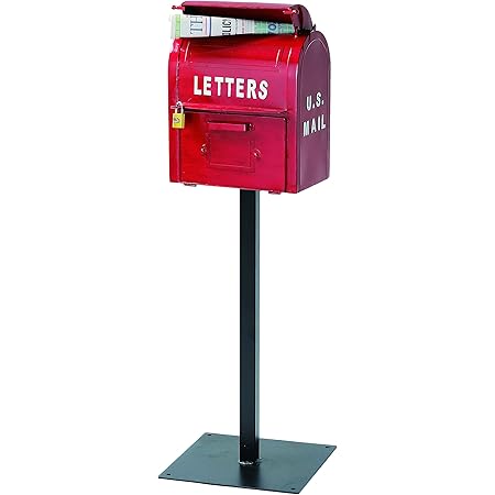 Amazon セトラクト郵便ポストアメリカンヴィンテージ U S Mail Box レッド 高さ 約110 Cm Si 2855 Rd 郵便受け メールボックス