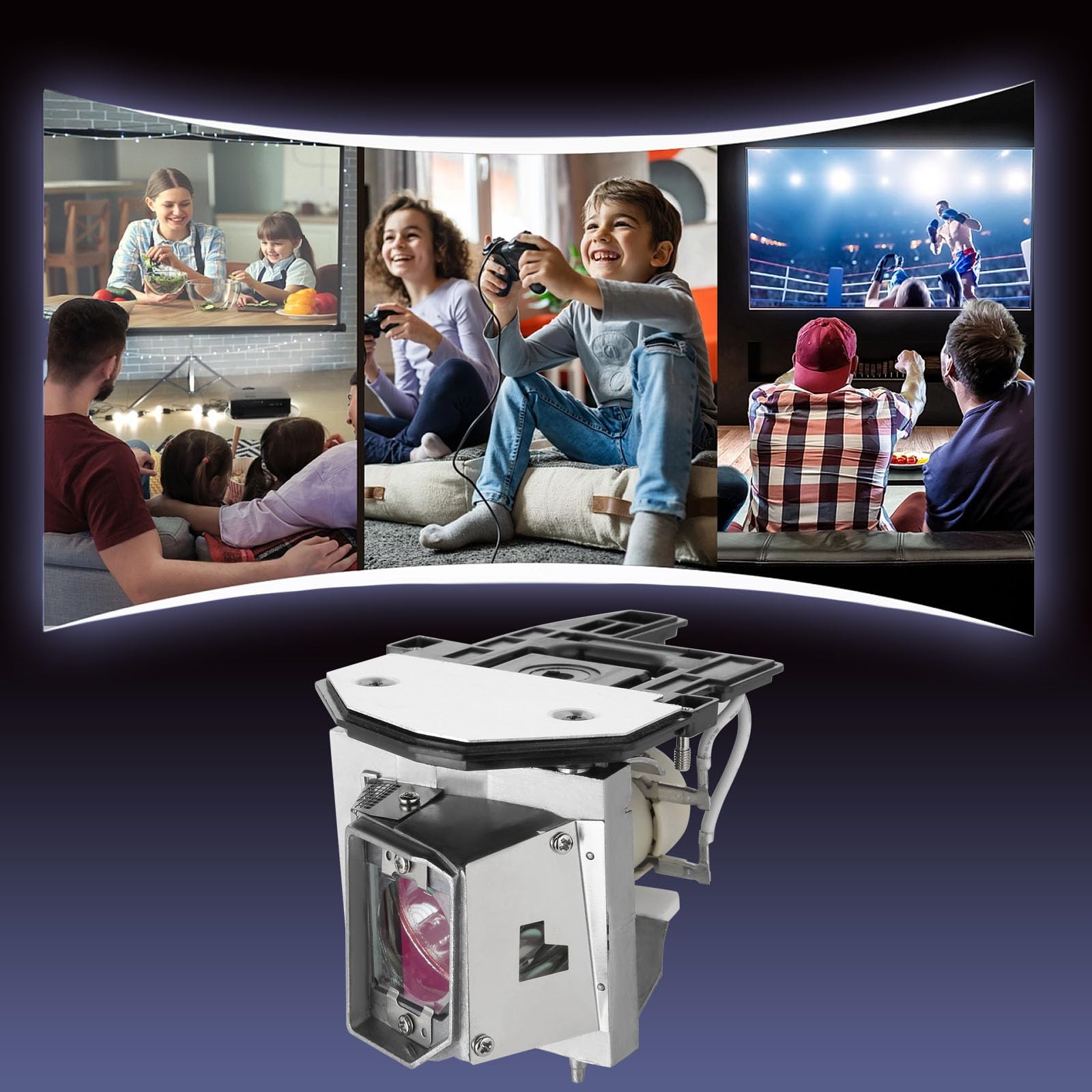 Lámpara de Proyector para Optoma GT760 W303ST W305ST X305ST DS339 DW326 DW339 DX229 DX339 ES555 ES556 EW556 EX555 EX556 TW556-3D BR300 BR305 Bombilla de BL-FU190D BL-FU190A SP.8TM01GC01