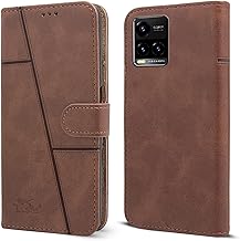 Screaming Ranngers Leather Flip Case Back Cover for Vivo Y33T (Flexible, Shock Proof | Hand Stitched Leather Finish | Card Pockets Wallet & Stand)