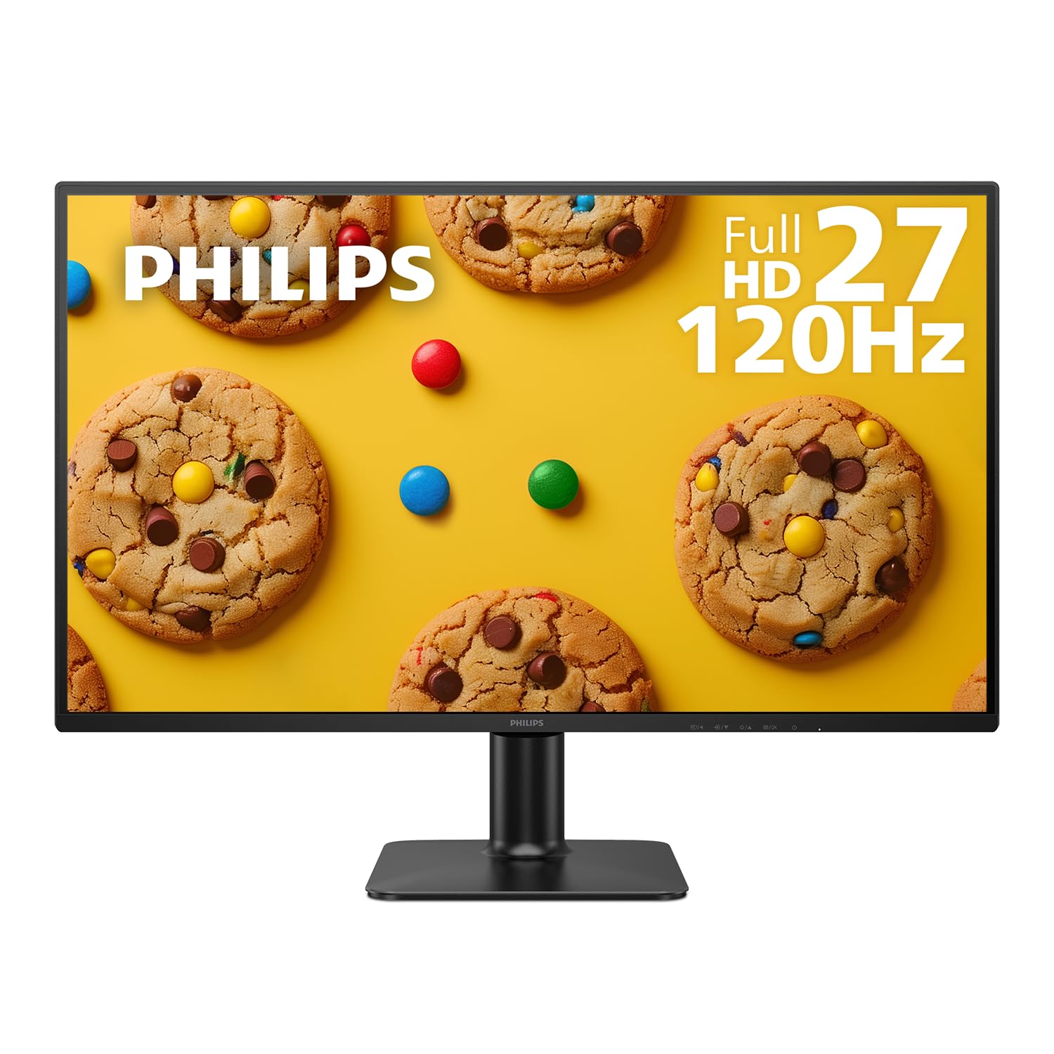 philips 27e2n2100 27 inch ips fhd (1920 x 1080) 120hz gaming office monitor, vesa, hdmi x1, vga port x1, eye care, 4 year advance replacement warranty