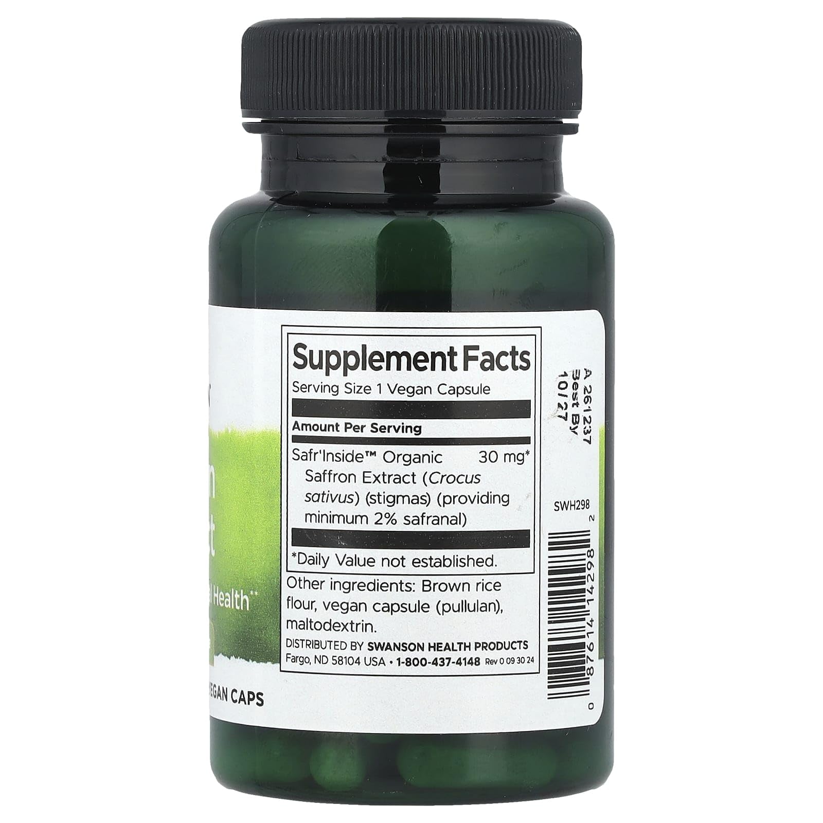 Swanson Saffron Extract - 60 vcaps