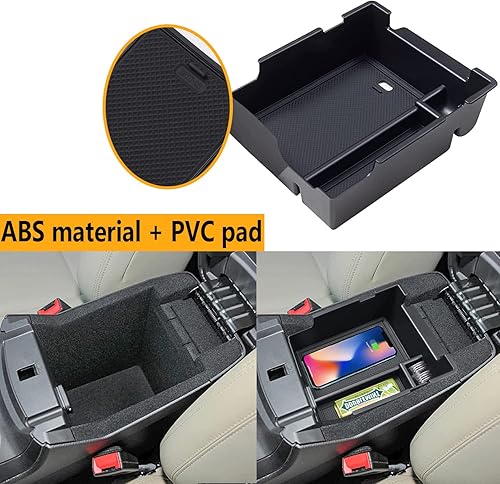 Miniatura 3 de Organizador de consola central compatible con accesorios Ford Explorer 2012, 2013, 2014, 2015, 2016, 2017, 2018, 2019, caja de almacenamiento