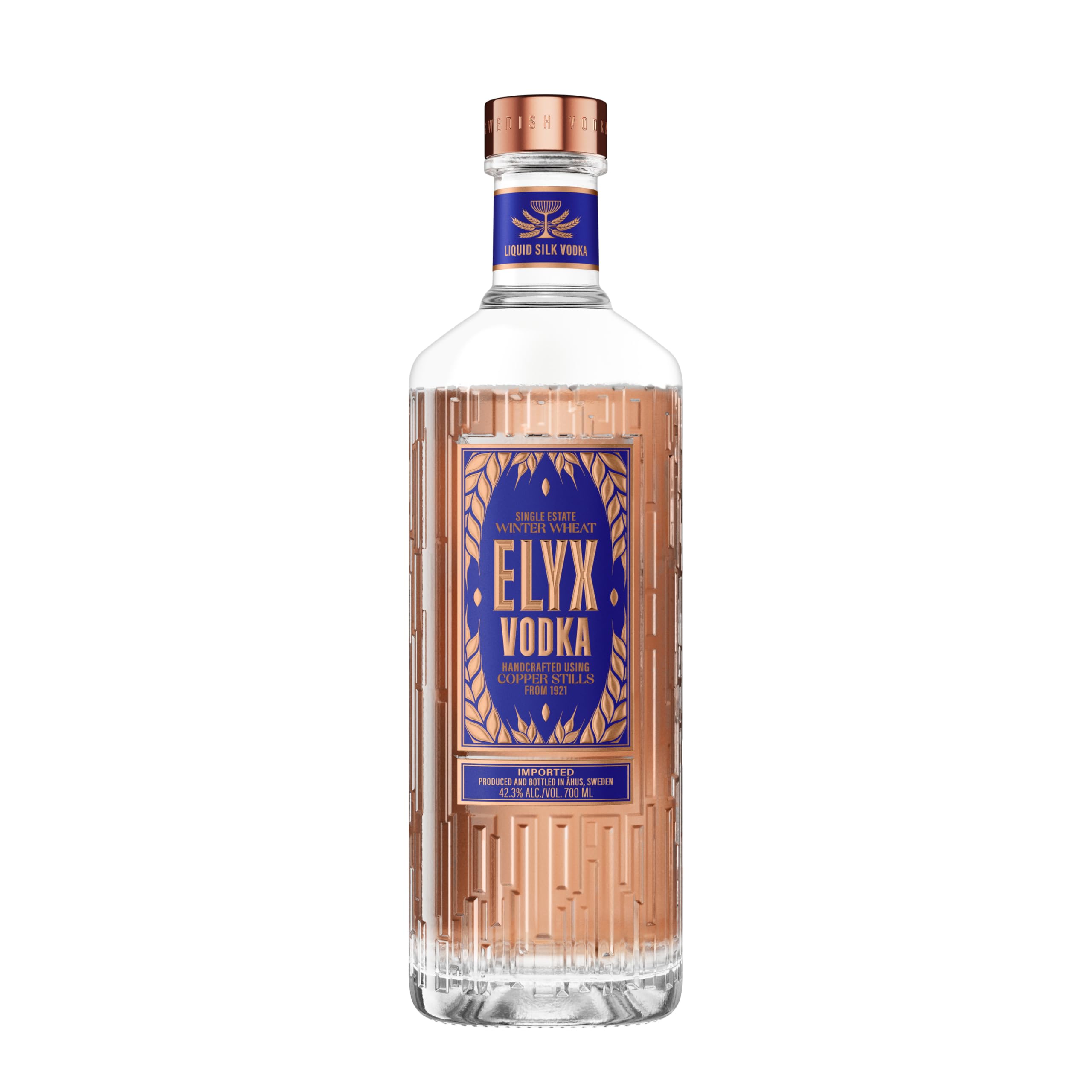 Elyx Single Estate Copper Crafted Luxury Vodka, 70 cl