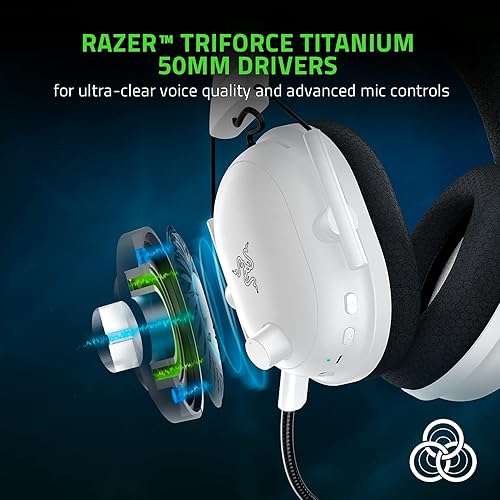 Miniatura 3 de Razer BlackShark V2 Pro Audífono inalámbrico apra juegos, con mouse inalámbrico Orochi V2 Mobile: blanco