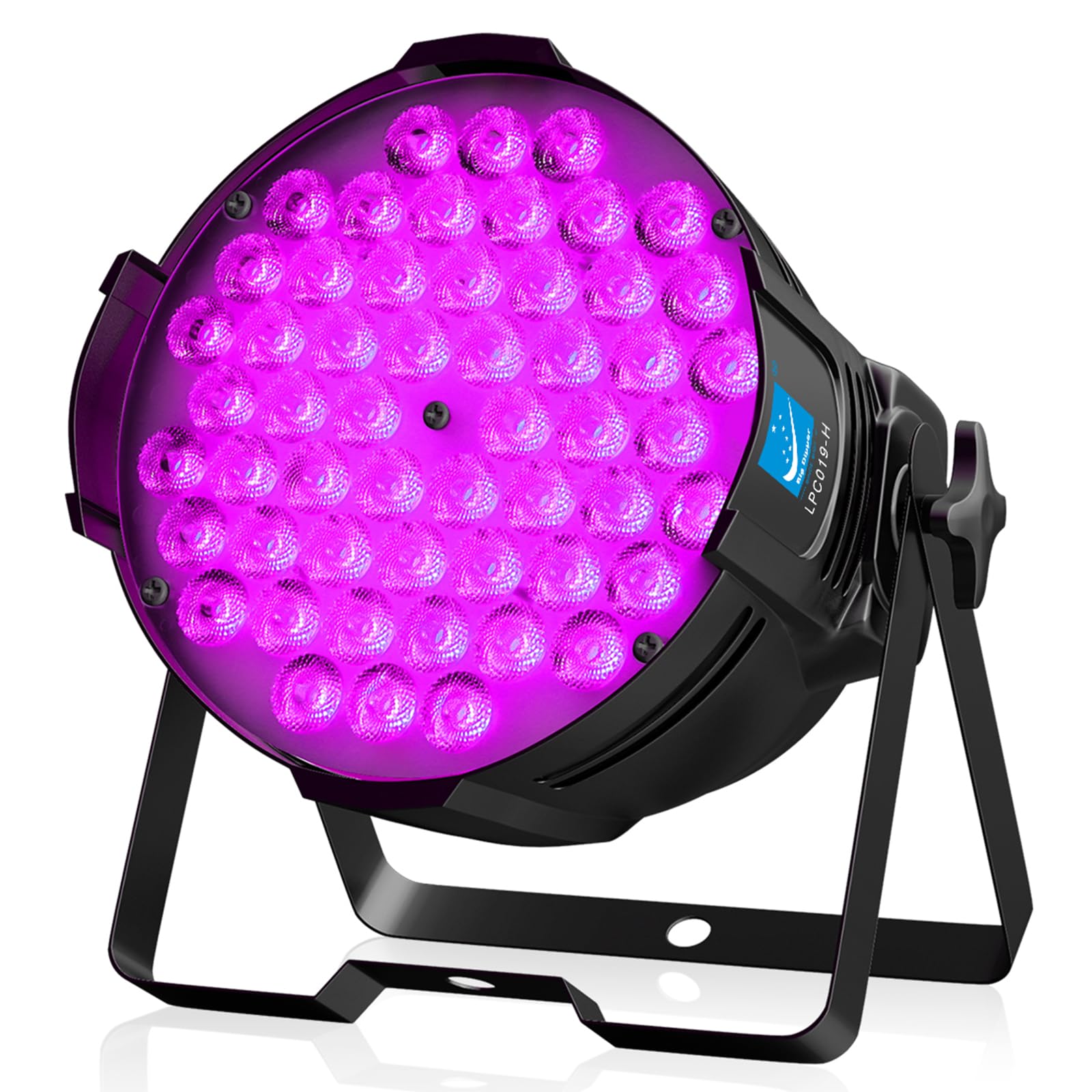 Big Dipper LED Stage Lights Par Lights 54X4W RGB Bright Lighting with DMX & RDM Sound Activated Master-Slave Spotlights Uplights for DJ Event Concert Club Church 1 Pack