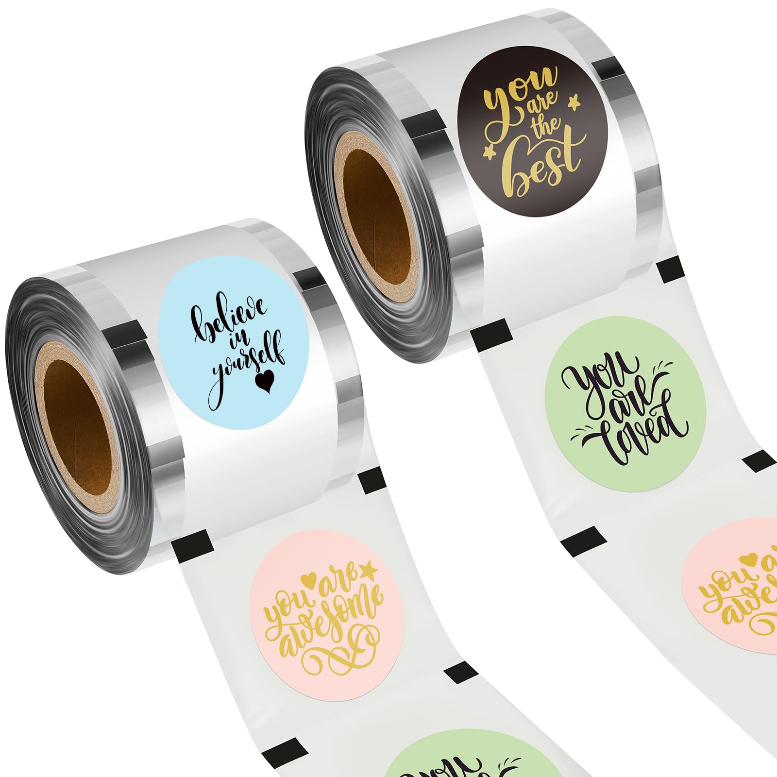 Amazon.com: 2 Rolls Cup Sealer Film for Sealing Machine 90-105 mm 6400 ...